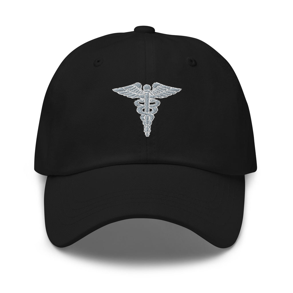 US Navy Hospital Corpsman Navy HM Insignia Embroidered Dad Hat