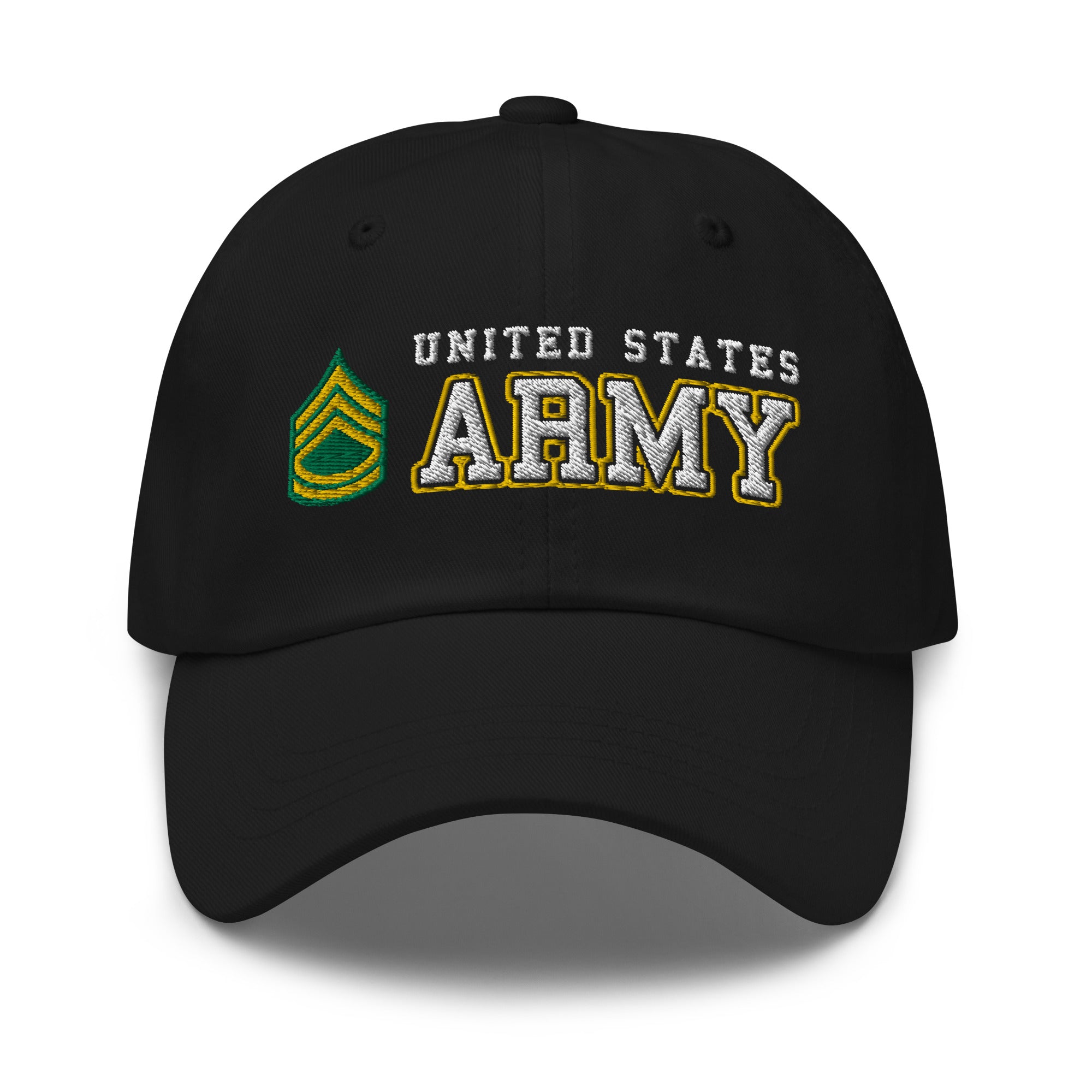 US Army E-7 Sergeant First Class E7 SFC Ranks/Insignia Embroidered Dad Hat