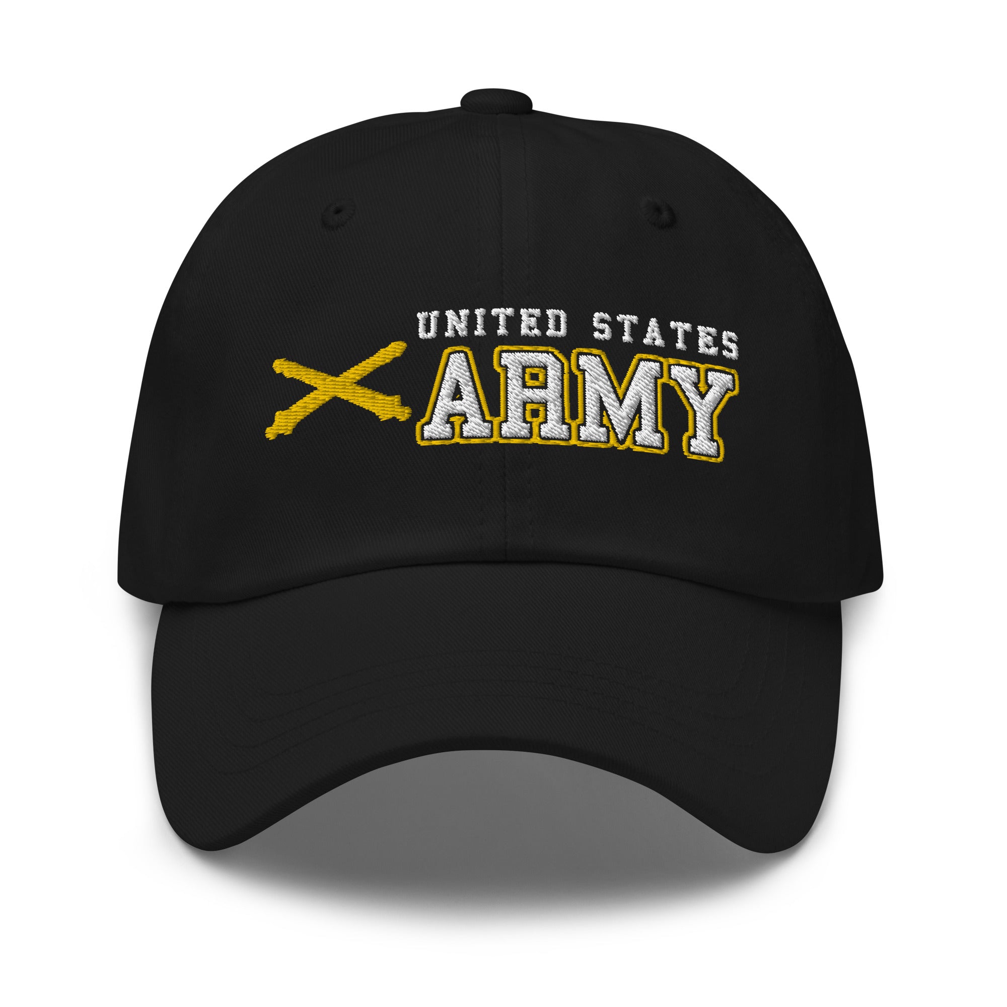 US Army Field Artillery Ranks/Insignia Embroidered Dad Hat