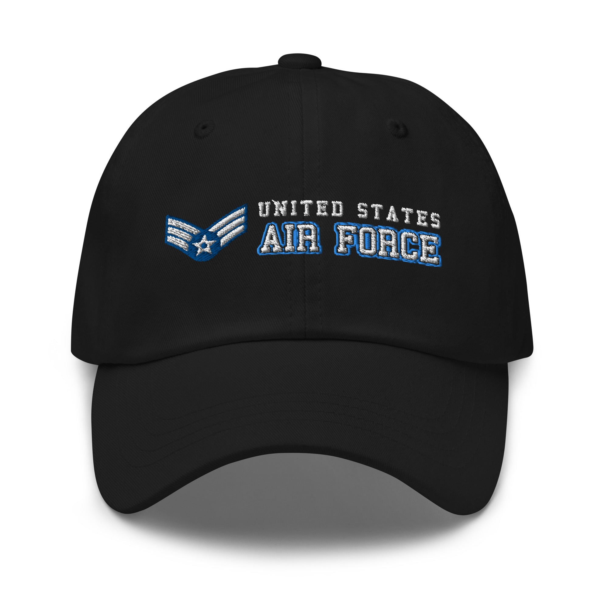 US Air Force E-4 Senior Airman SrA Ranks/Insignia Embroidered Dad Hat