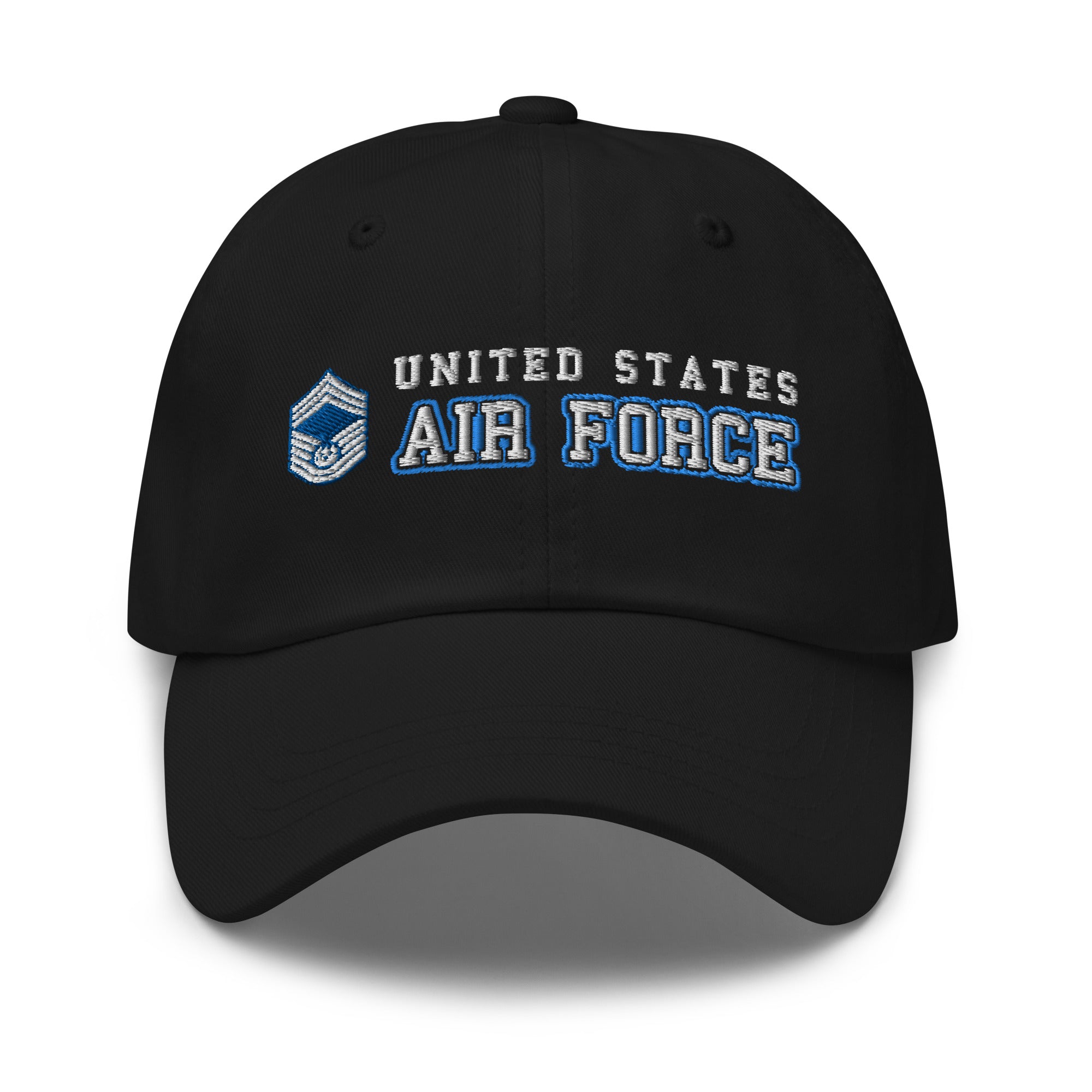 US Air Force E-9 Chief Master Sergeant Of The Air Force E9 CMSAF Ranks/Insignia Embroidered Dad Hat