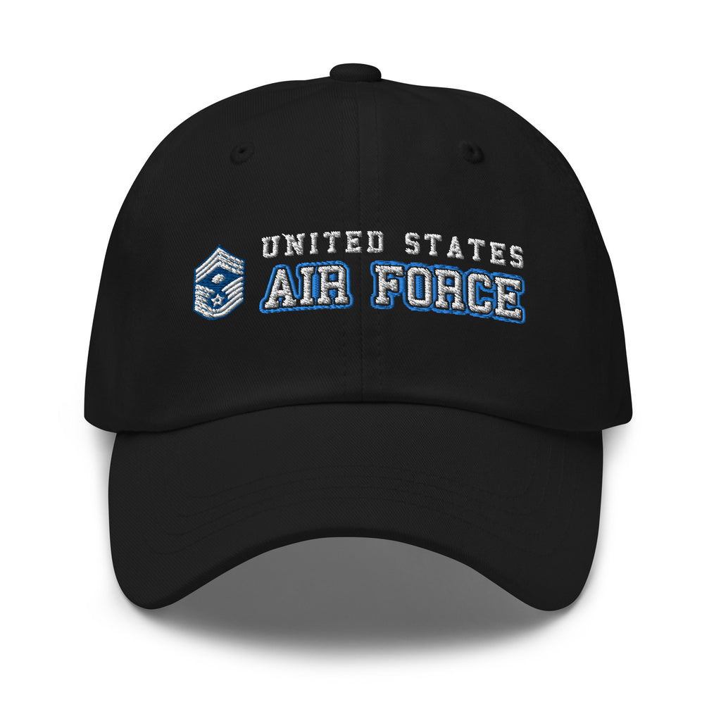 US Air Force E-9 First sergeant Ranks/Insignia Embroidered Dad Hat