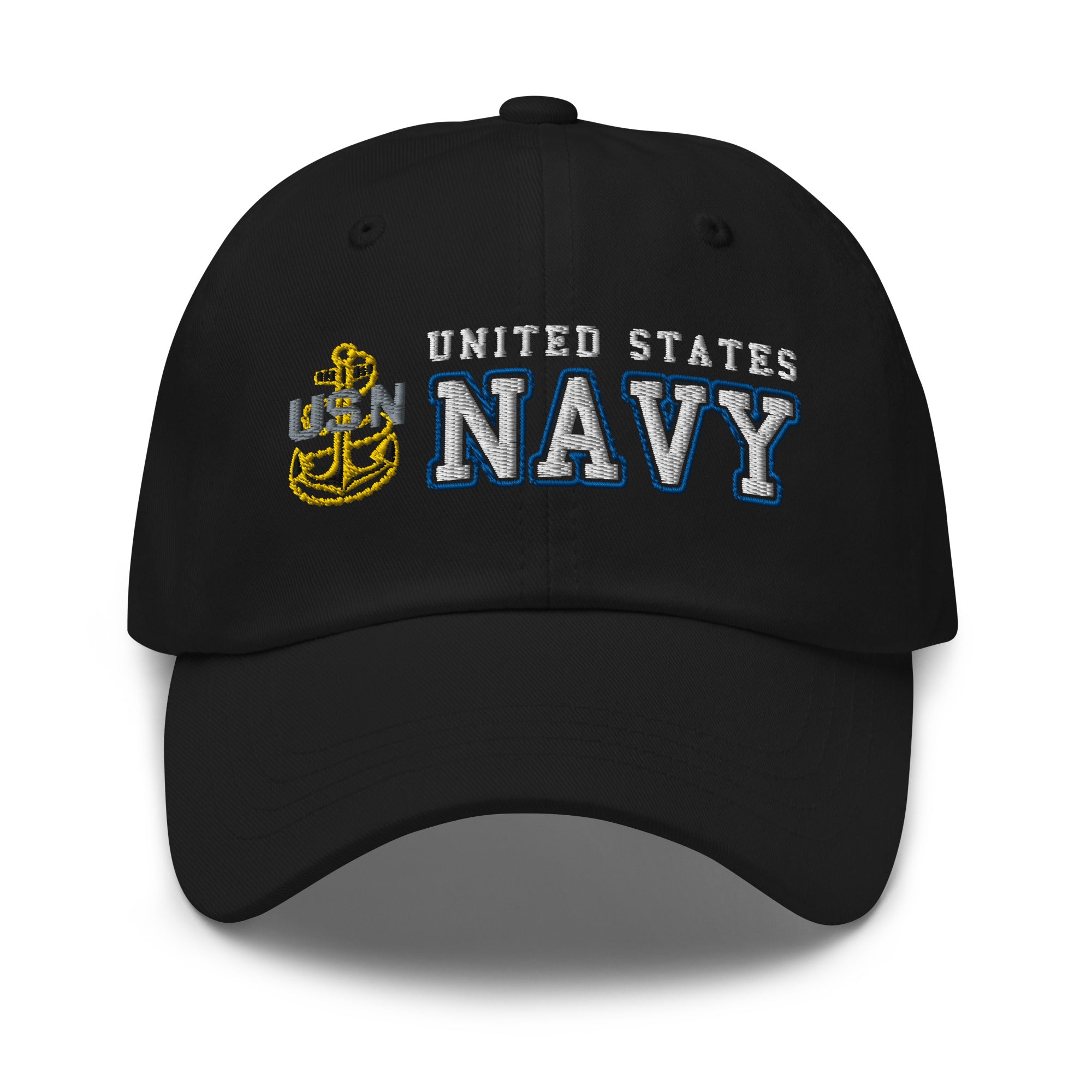 US Navy E-7 CPO Ranks/Insignia Embroidered Dad Hat