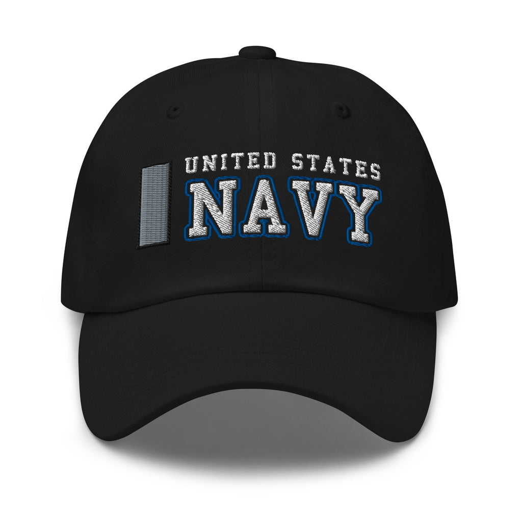 US Navy O-2 Lieutenant Junior Grade O2 LTJG Junior Officer  Ranks/Insignia Embroidered Dad Hat