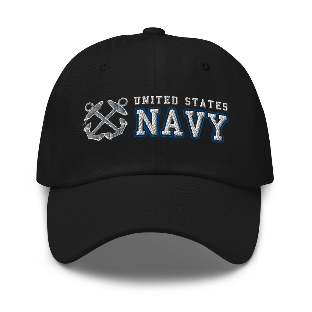 US Navy Boatswain_s Mate Navy BM Ranks/Insignia Embroidered Dad Hat