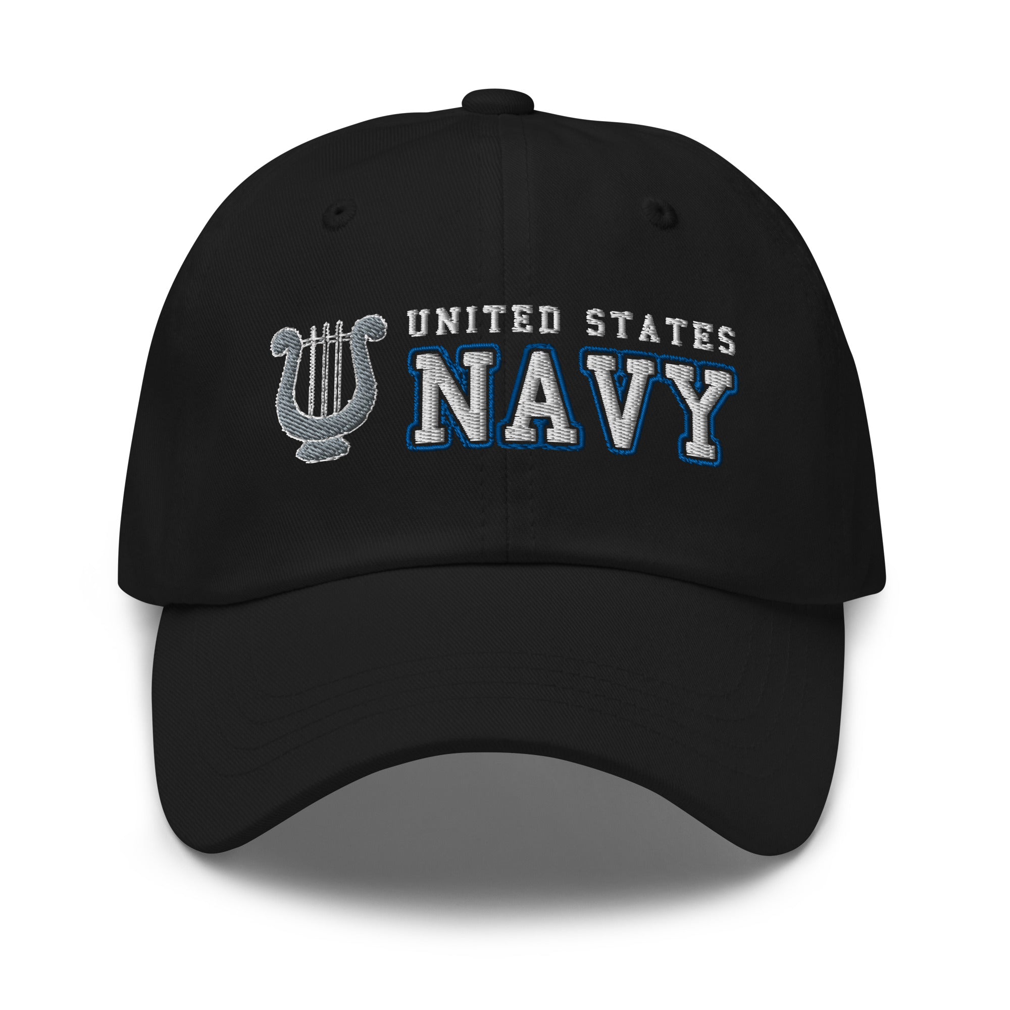 US Navy Musician Navy MU Ranks/Insignia Embroidered Dad Hat