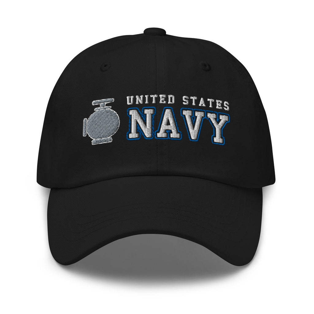 US Navy Utilitiesman Navy UT Ranks/Insignia Embroidered Dad Hat