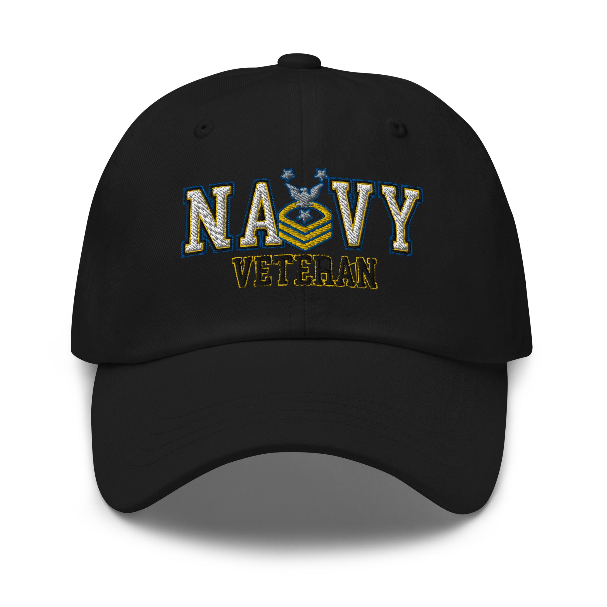 US Navy E-9 CMDCM Veteran Embroidered Dad Hat