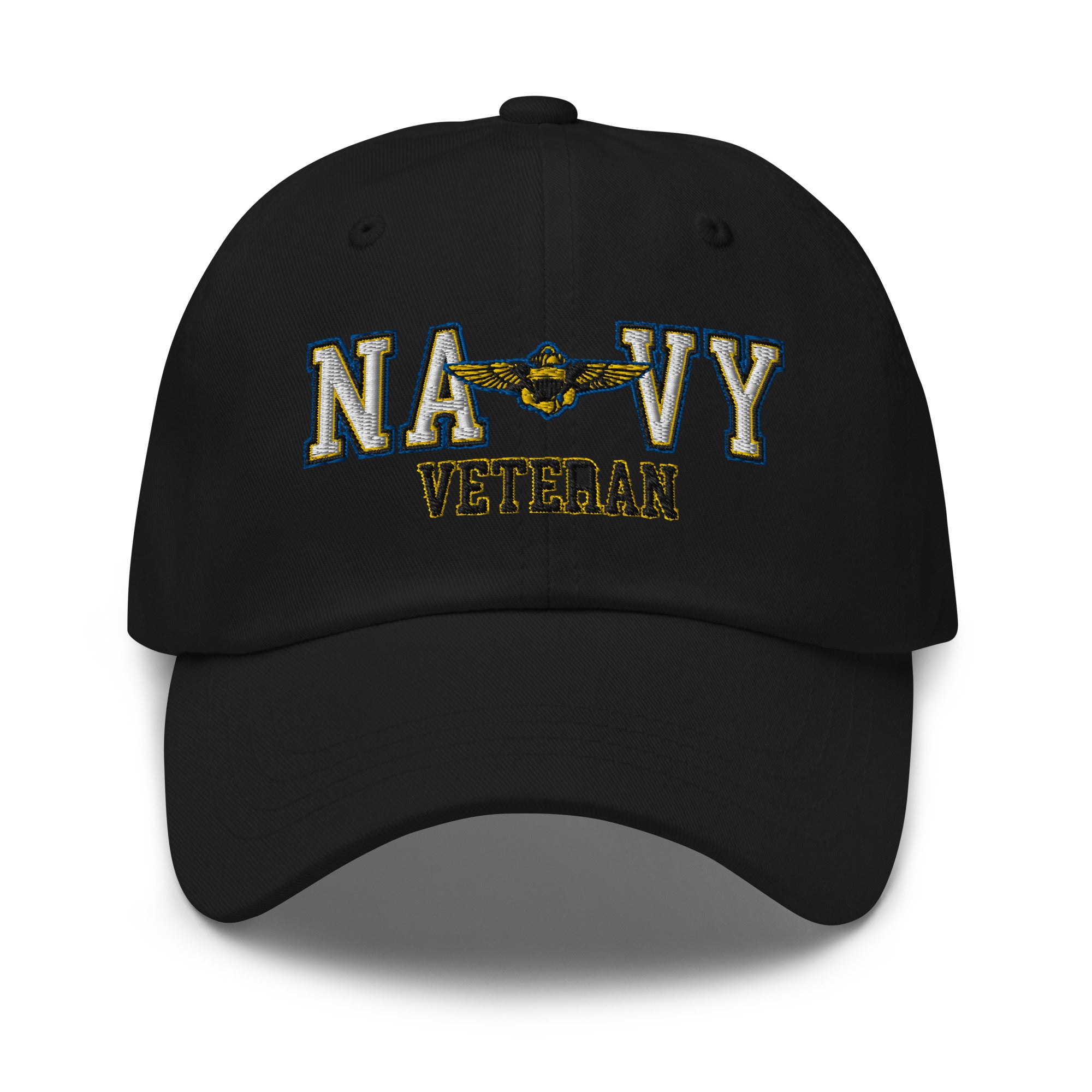 US Navy Naval Aviator Veteran Embroidered Dad Hat