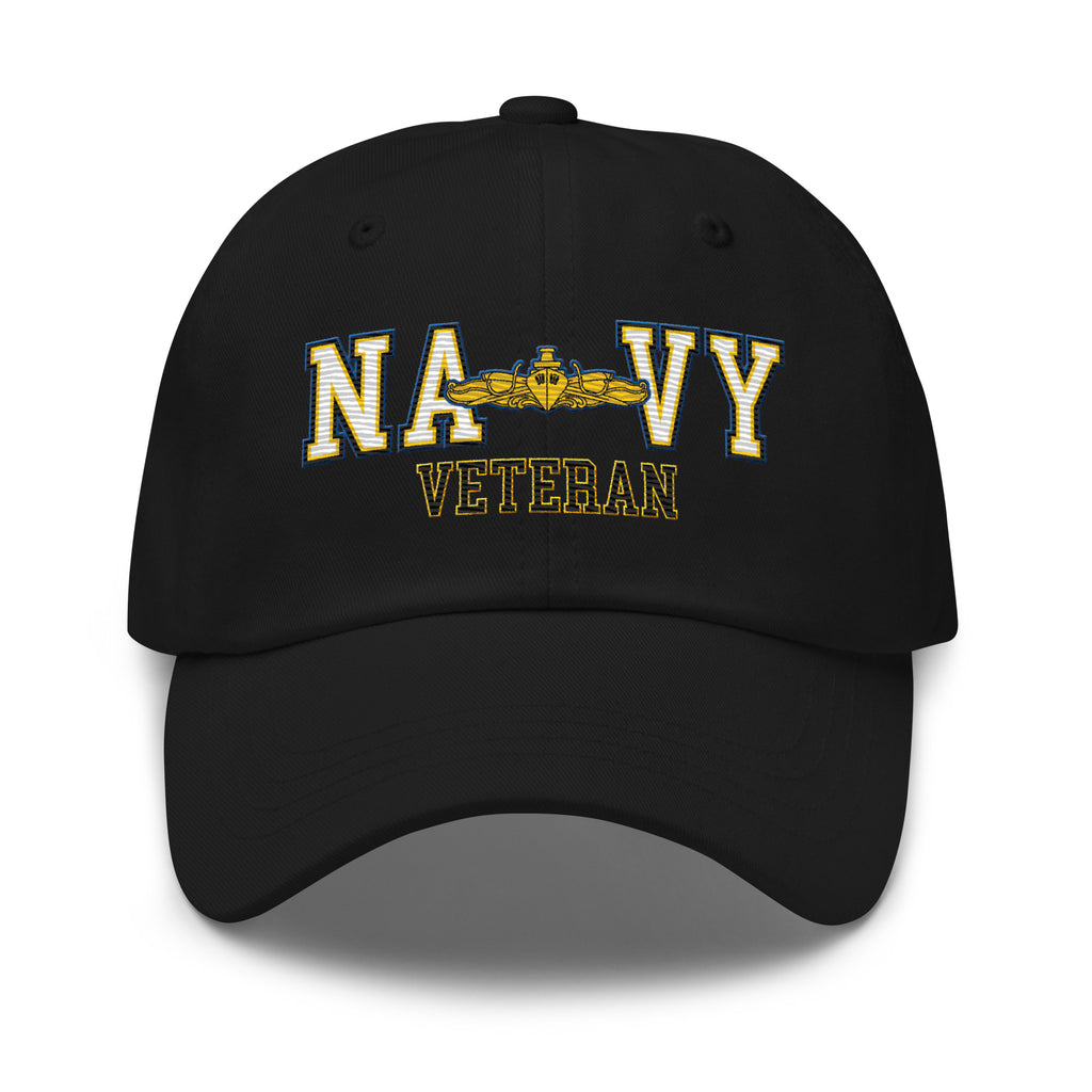 US Navy Surface Warfare Officer Veteran Embroidered Dad Hat