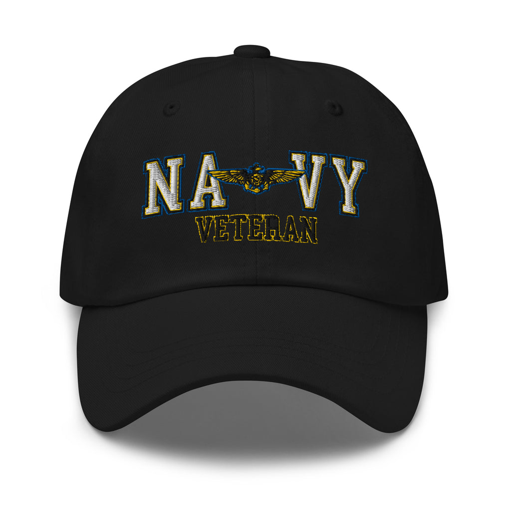 US Navy Naval Astronaut Veteran Embroidered Dad Hat