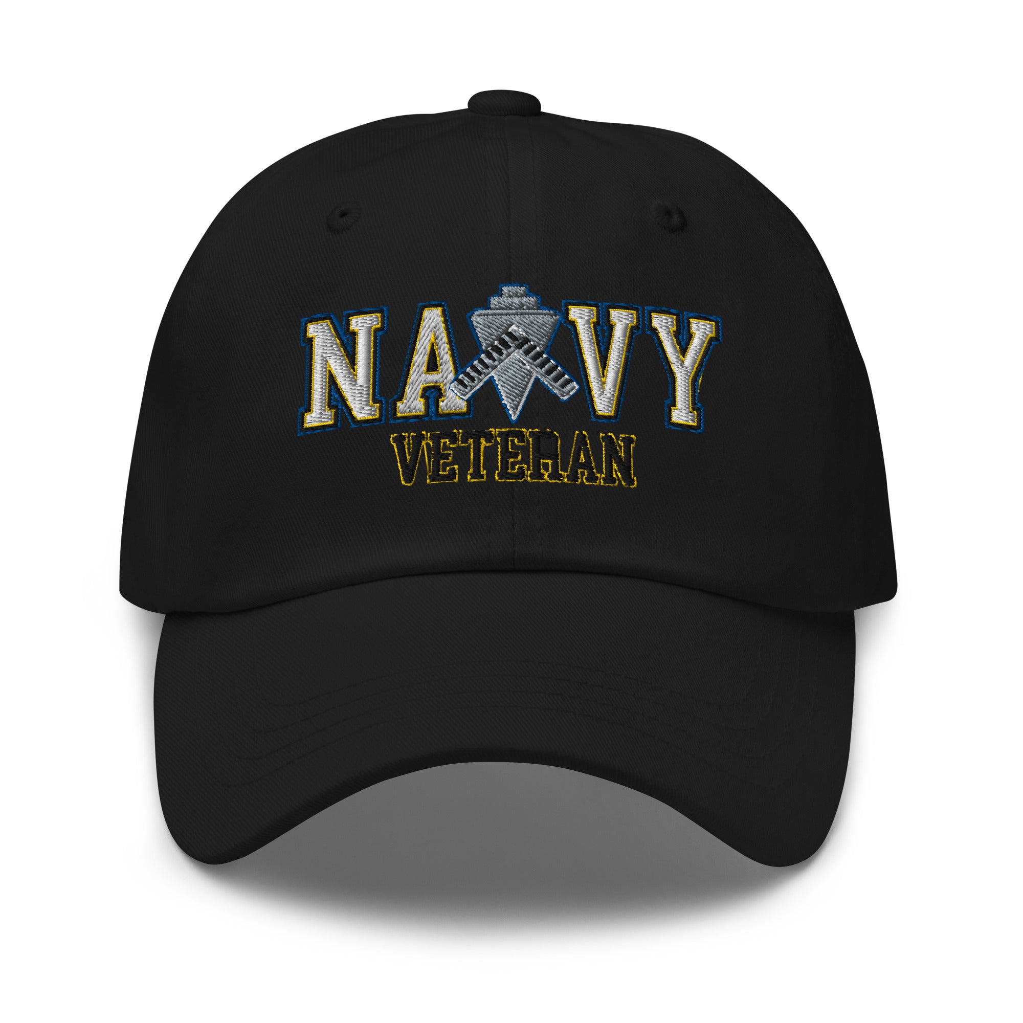 US Navy Builder Navy BU Veteran Embroidered Dad Hat