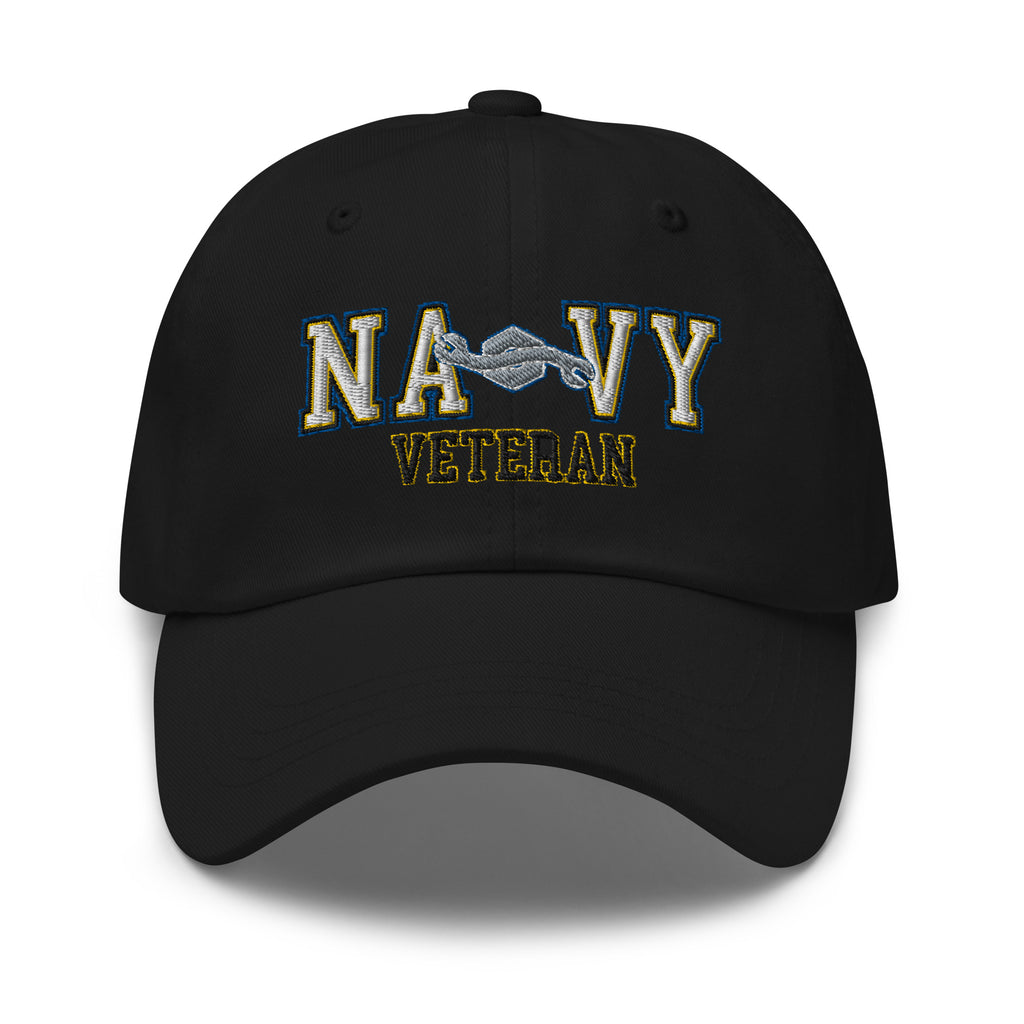 US Navy Construction Mechanic Navy CM Veteran Embroidered Dad Hat