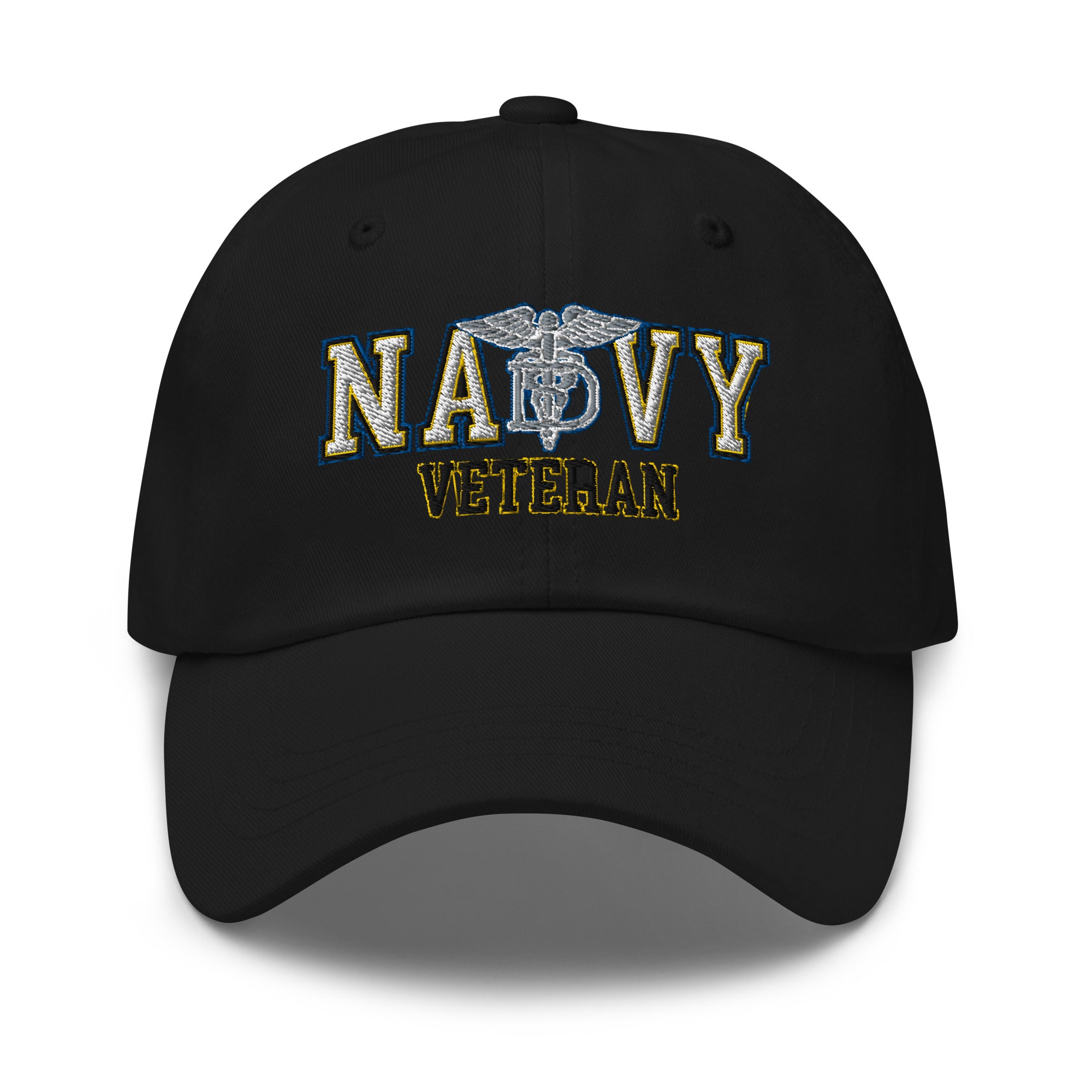 US Navy Dental Technician Navy DT Veteran Embroidered Dad Hat