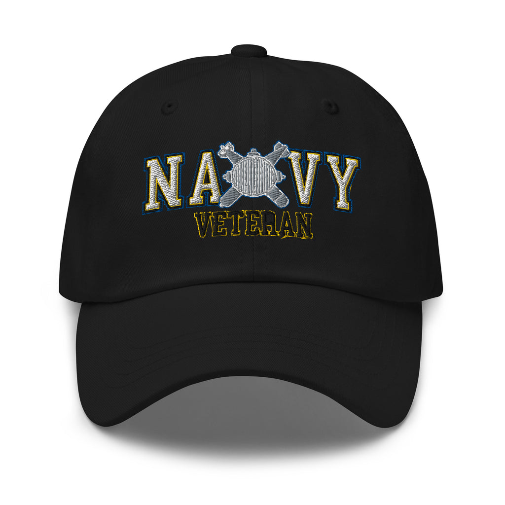 US Navy Explosive Ordnance Disposal Navy EOD Veteran Embroidered Dad Hat