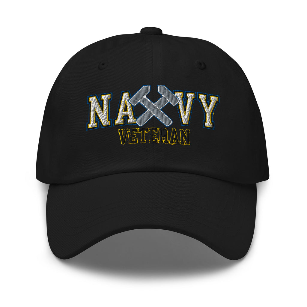 US Navy Shipfitter SF Veteran Embroidered Dad Hat