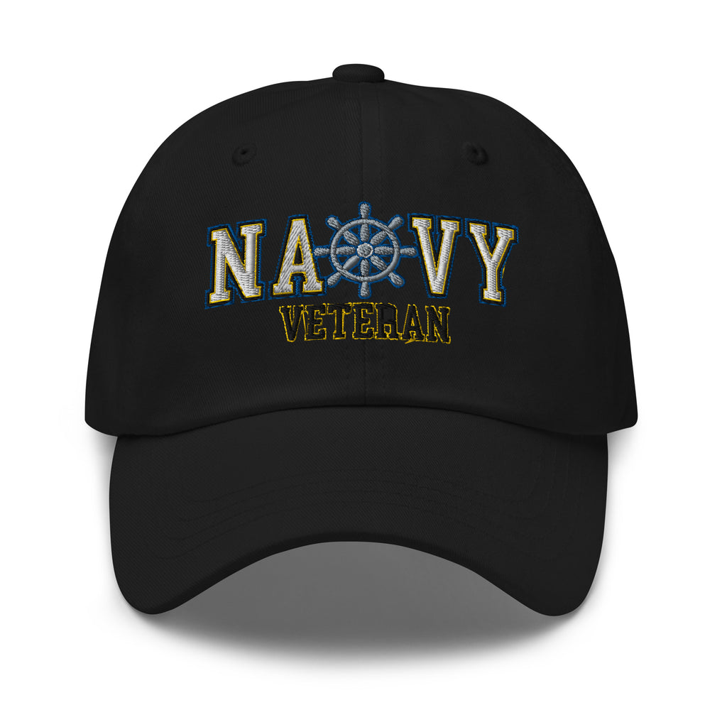 US Navy Quartermaster Navy QM Veteran Embroidered Dad Hat