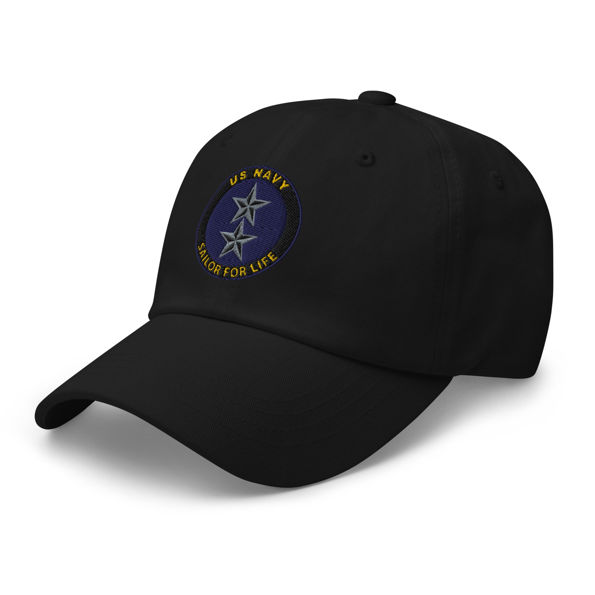 US Navy O-8 Rear Admiral O8 RADM Flag Officer  Sailor For Life Embroidered Dad Hat