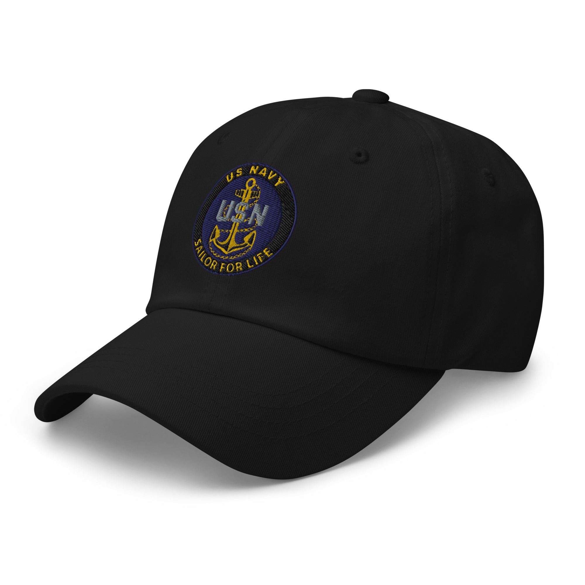 US Navy E-7 Sailor For Life Embroidered Dad Hat