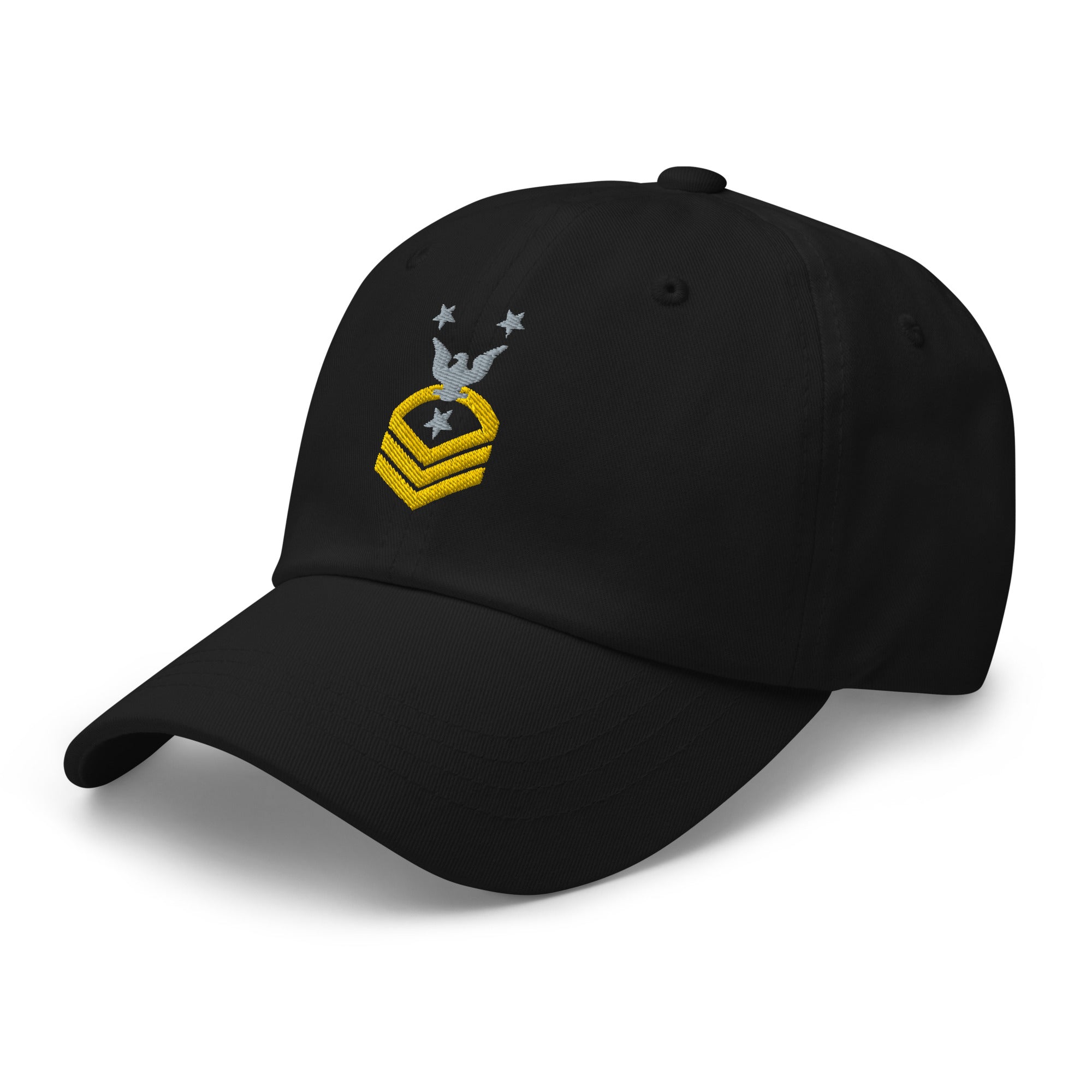 US Navy E-9 CMDCM Insignia Embroidered Dad Hat