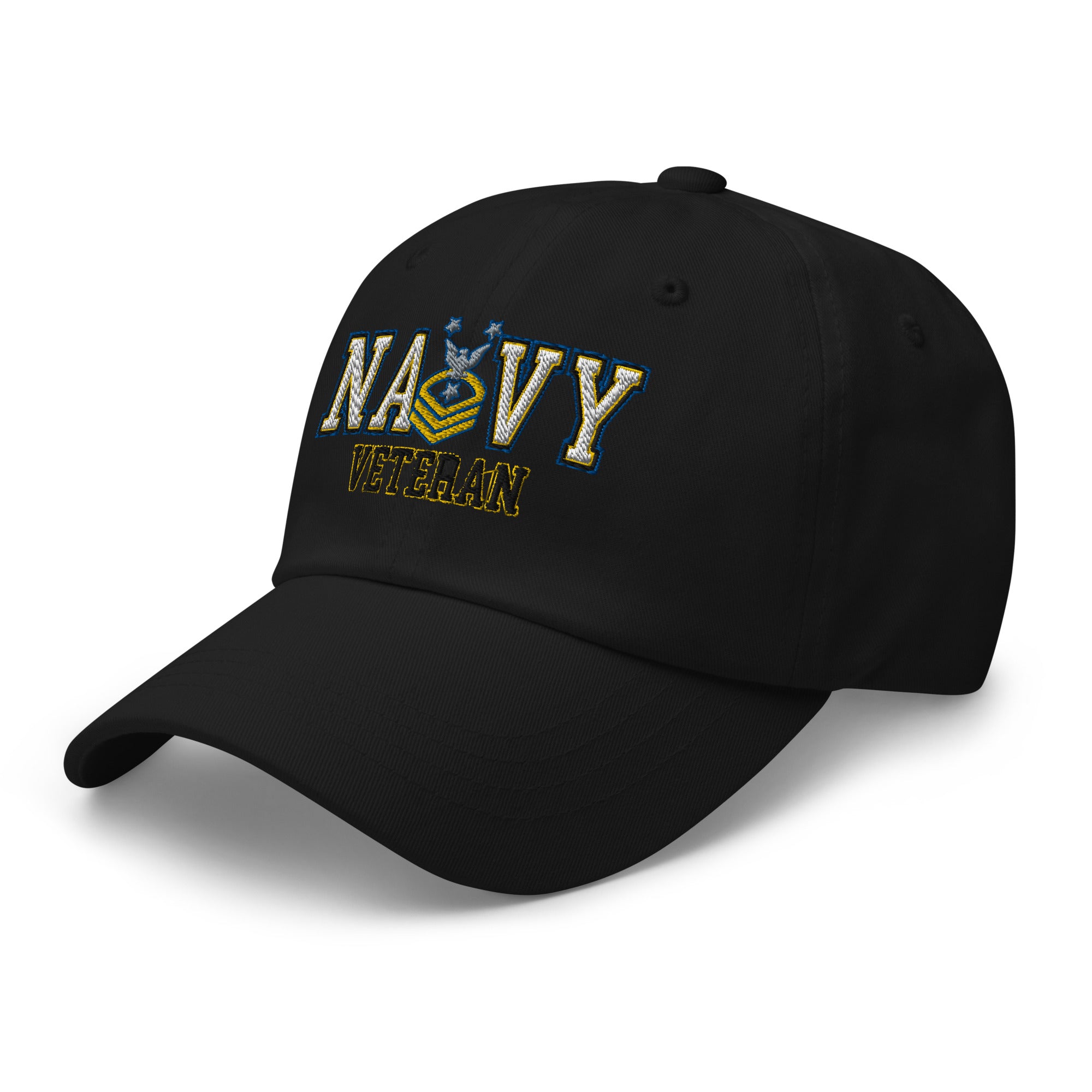 US Navy E-9 CMDCM Veteran Embroidered Dad Hat