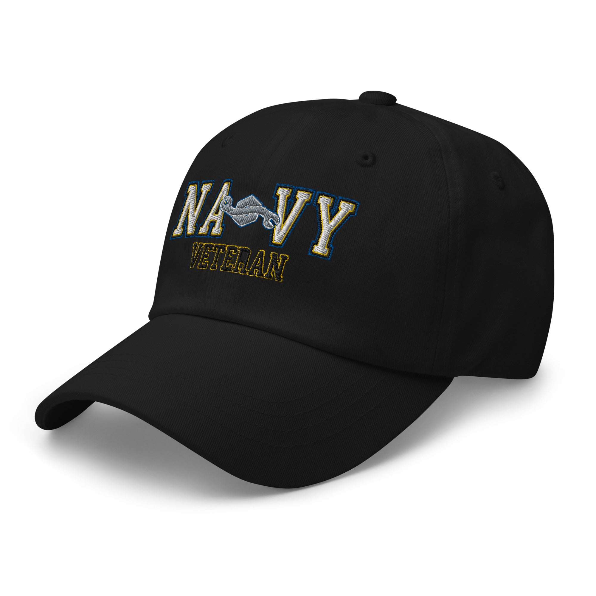 US Navy Construction Mechanic Navy CM Veteran Embroidered Dad Hat