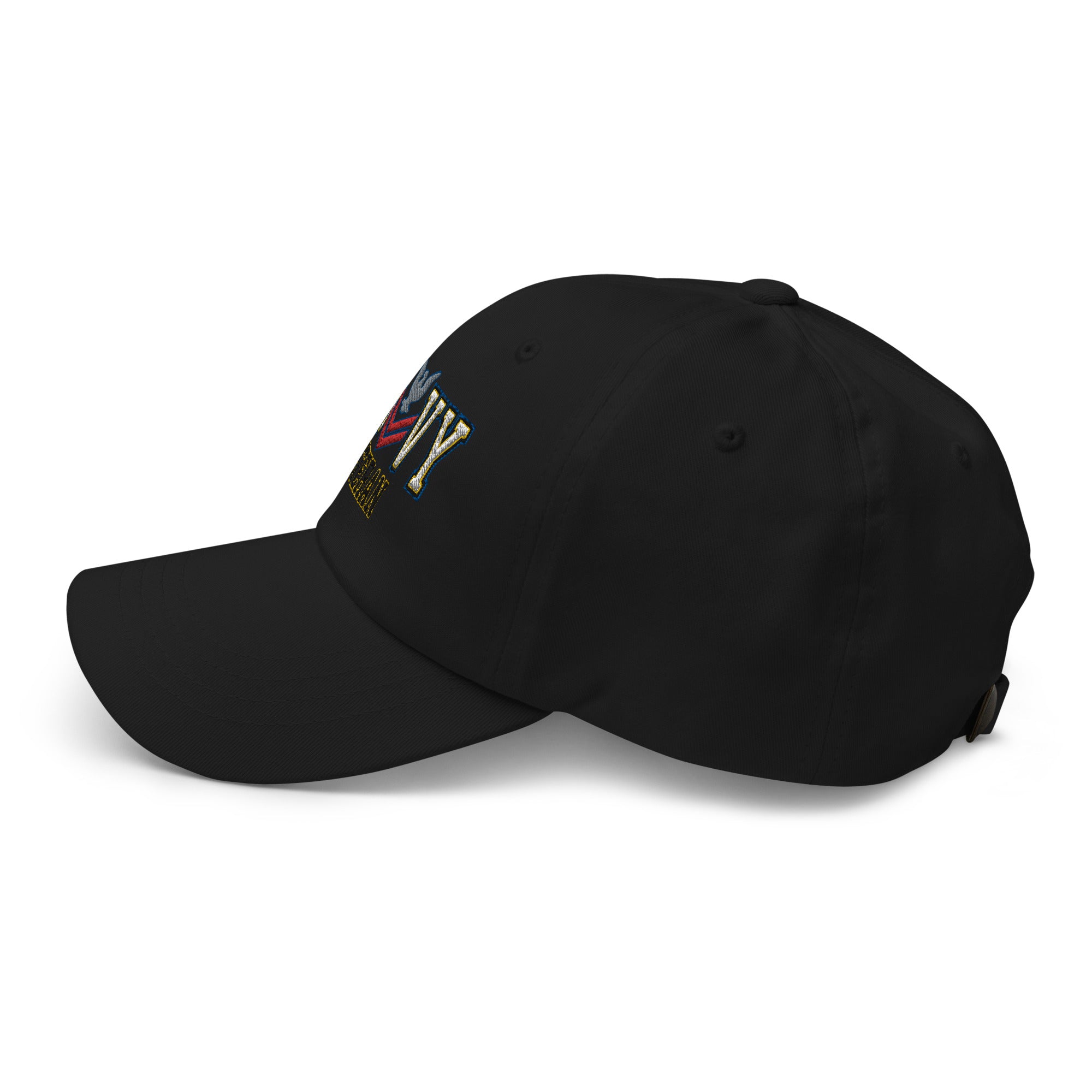 US Navy E-5 Red Stripe Veteran Embroidered Dad Hat