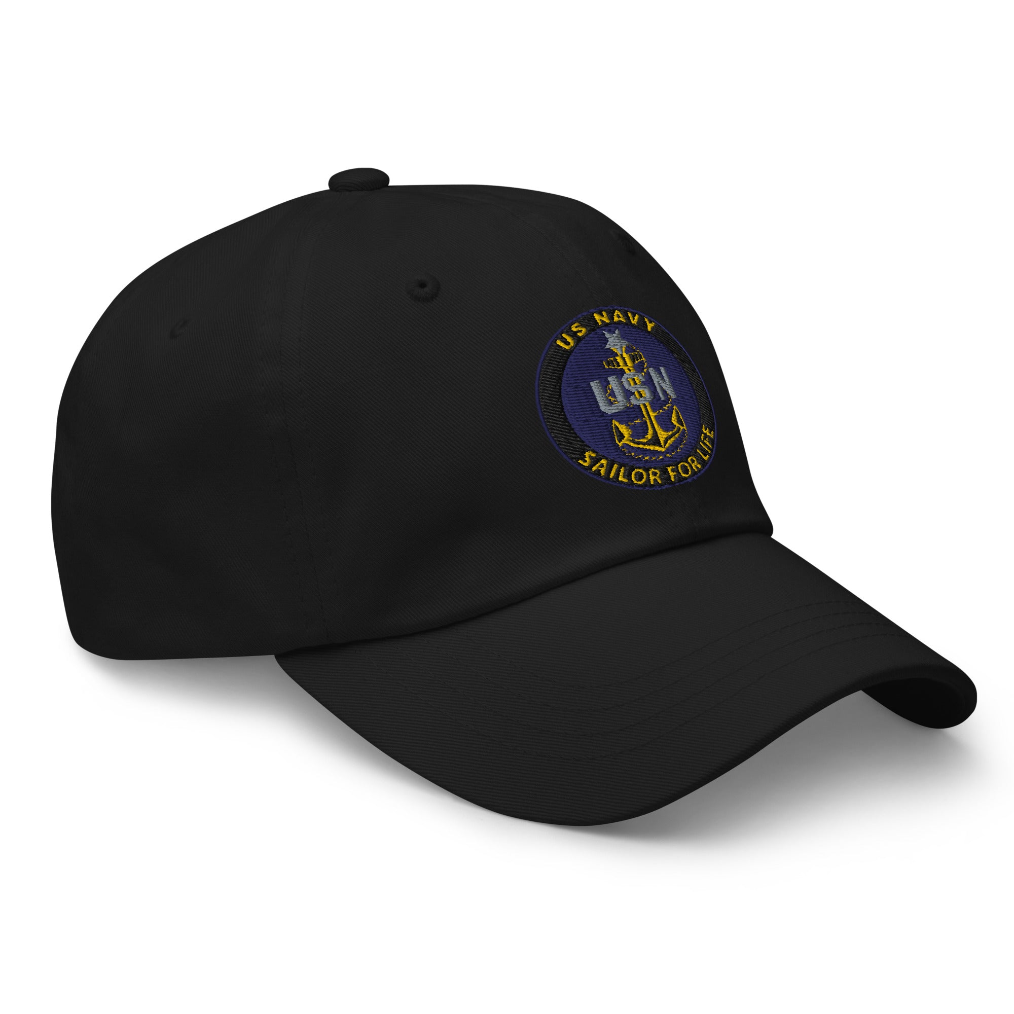 US Navy E-8 Sailor For Life Embroidered Dad Hat