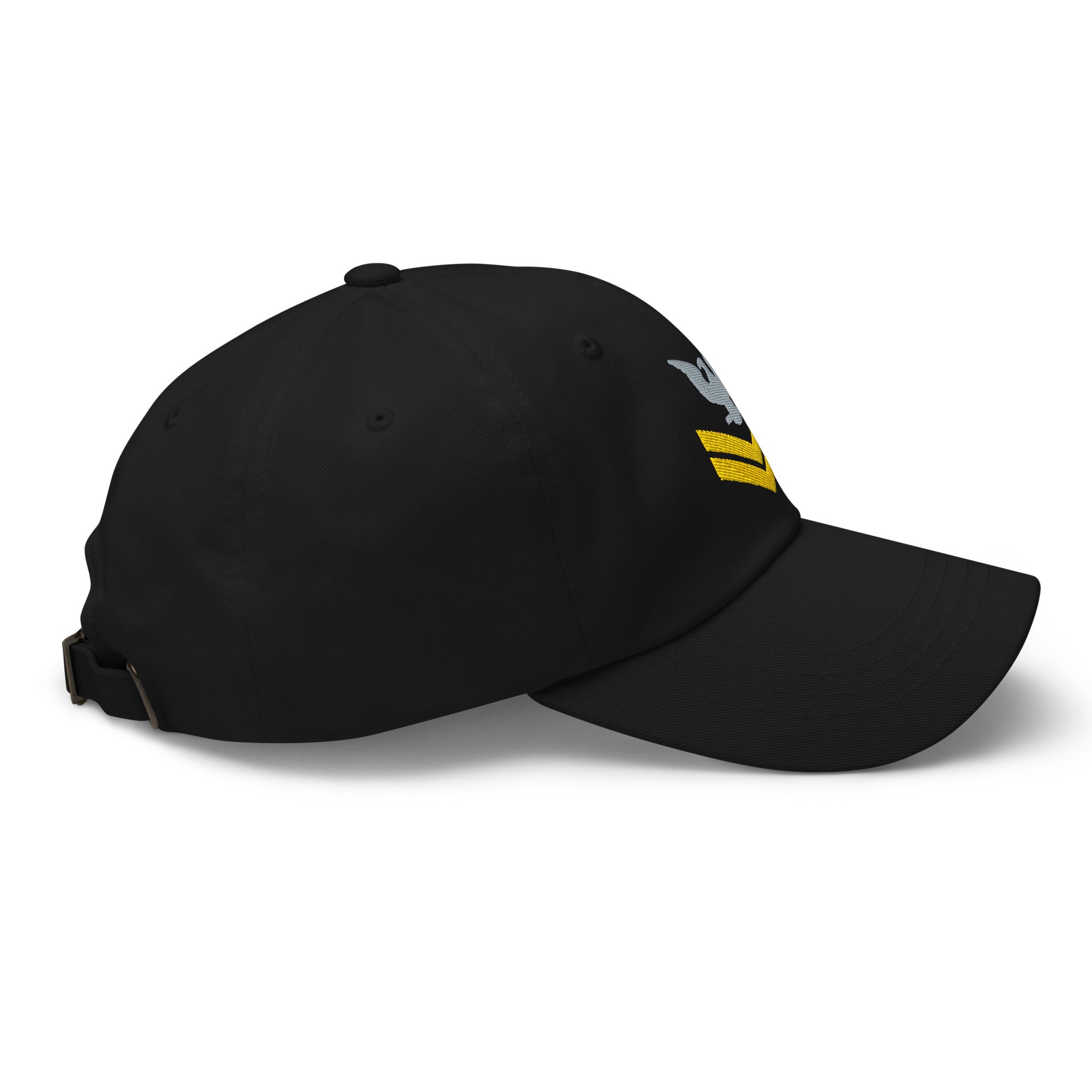 US Navy E-5 Gold Stripe Insignia Embroidered Dad Hat