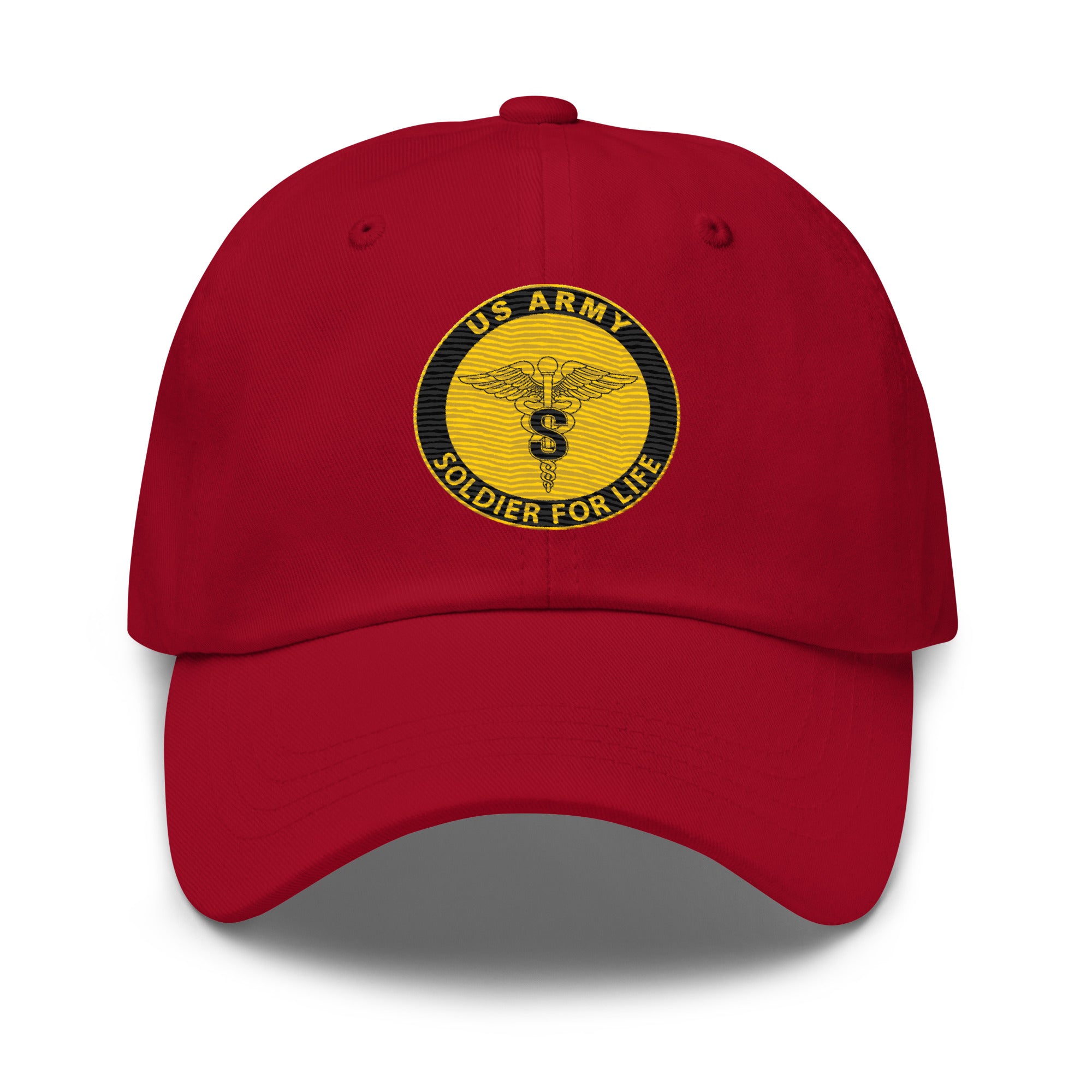 US Army Medical Specialist Corps Soldier For Life Embroidered Dad Hat