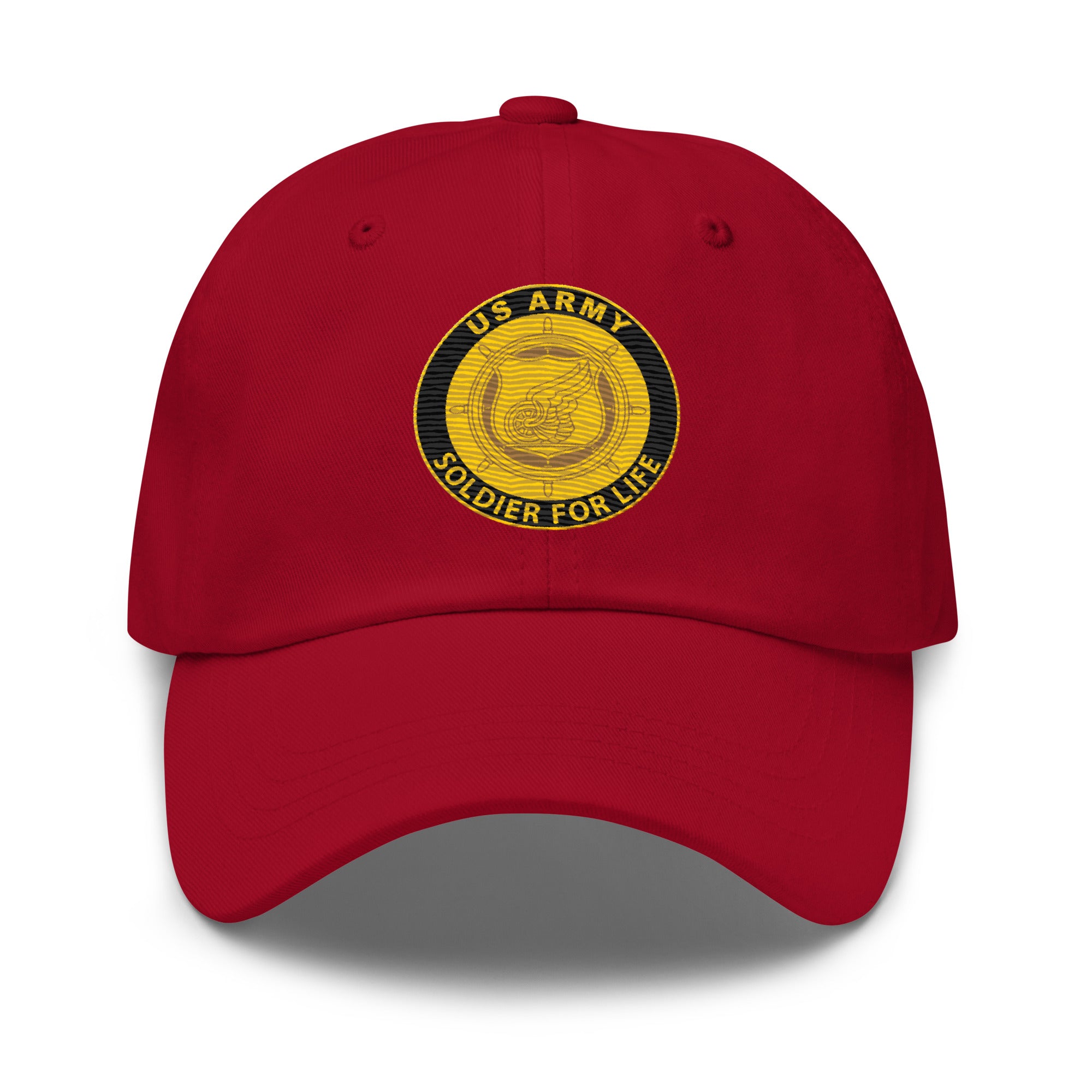 US Army Transportation Corps Soldier For Life Embroidered Dad Hat