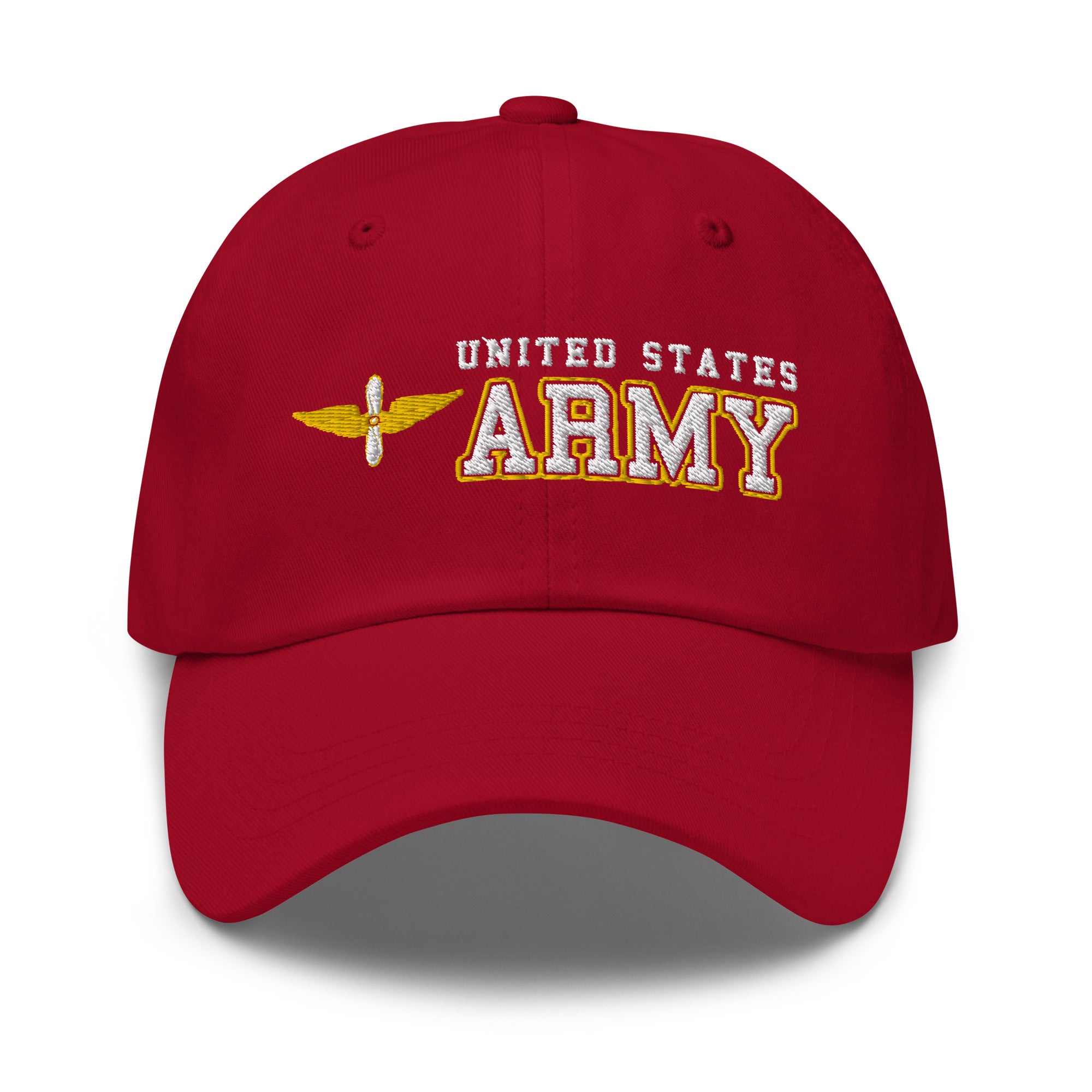 US Army Aviation Ranks/Insignia Embroidered Dad Hat