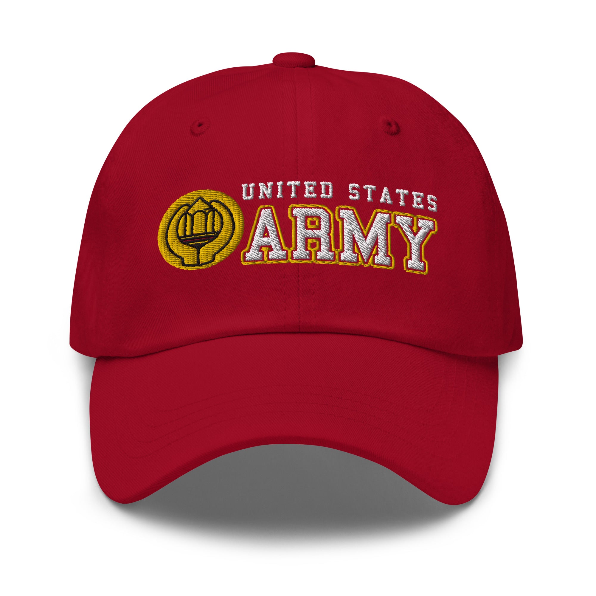 US Army Chaplain Assistant Ranks/Insignia Embroidered Dad Hat