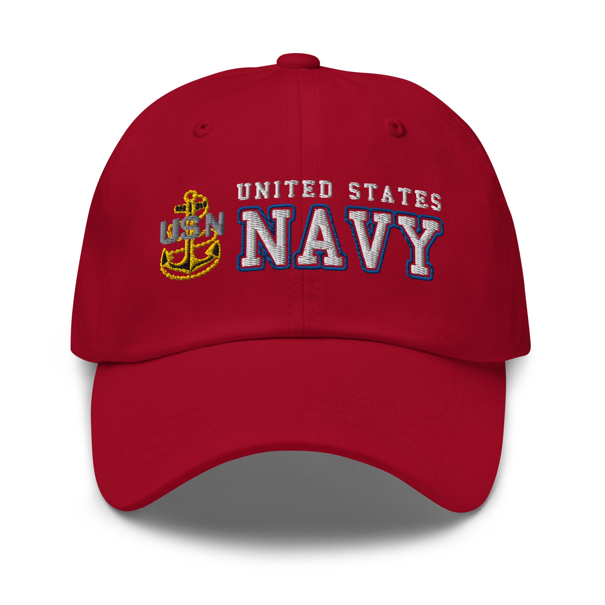 US Navy E-7 CPO Ranks/Insignia Embroidered Dad Hat