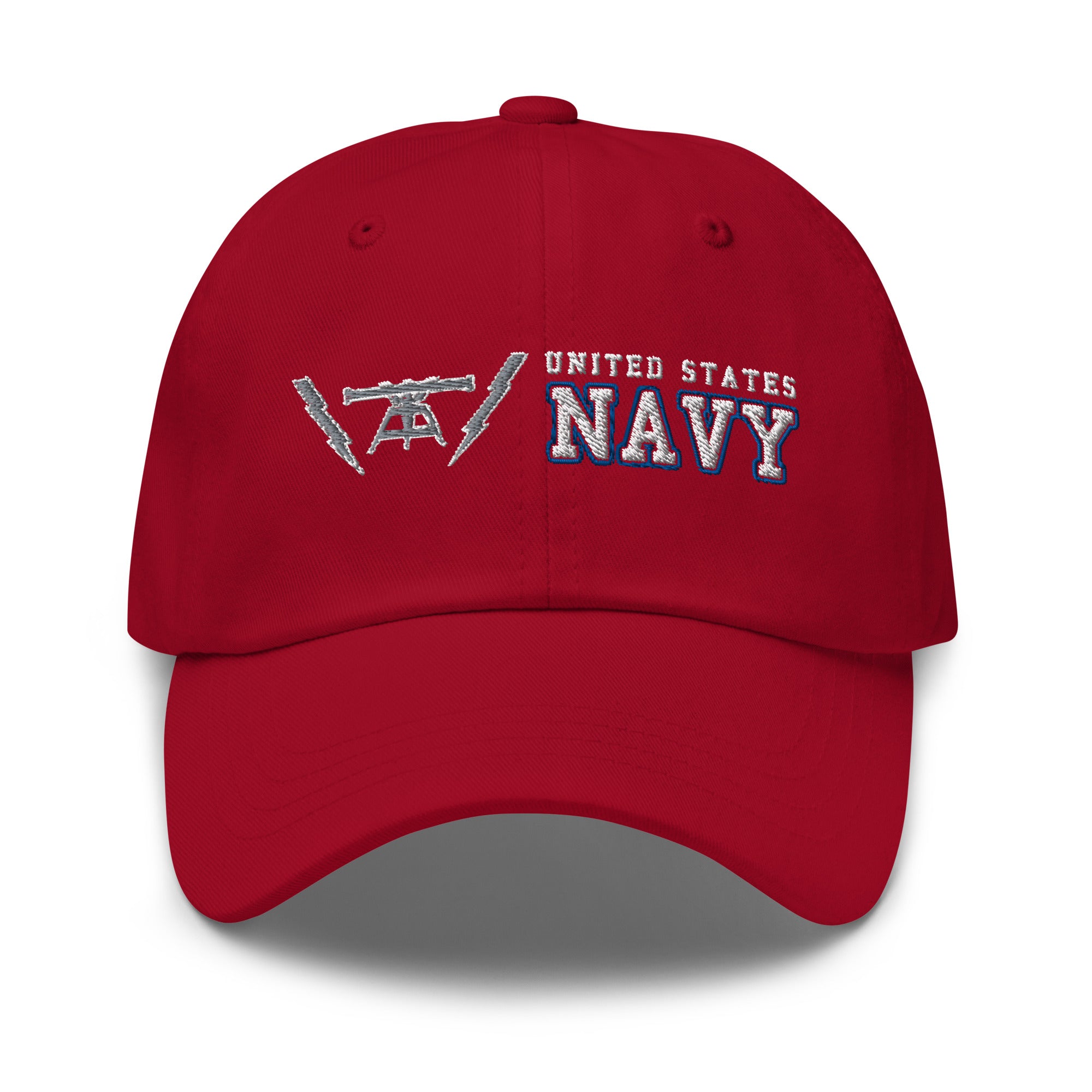 US Navy Fire Controlman Navy FC Ranks/Insignia Embroidered Dad Hat