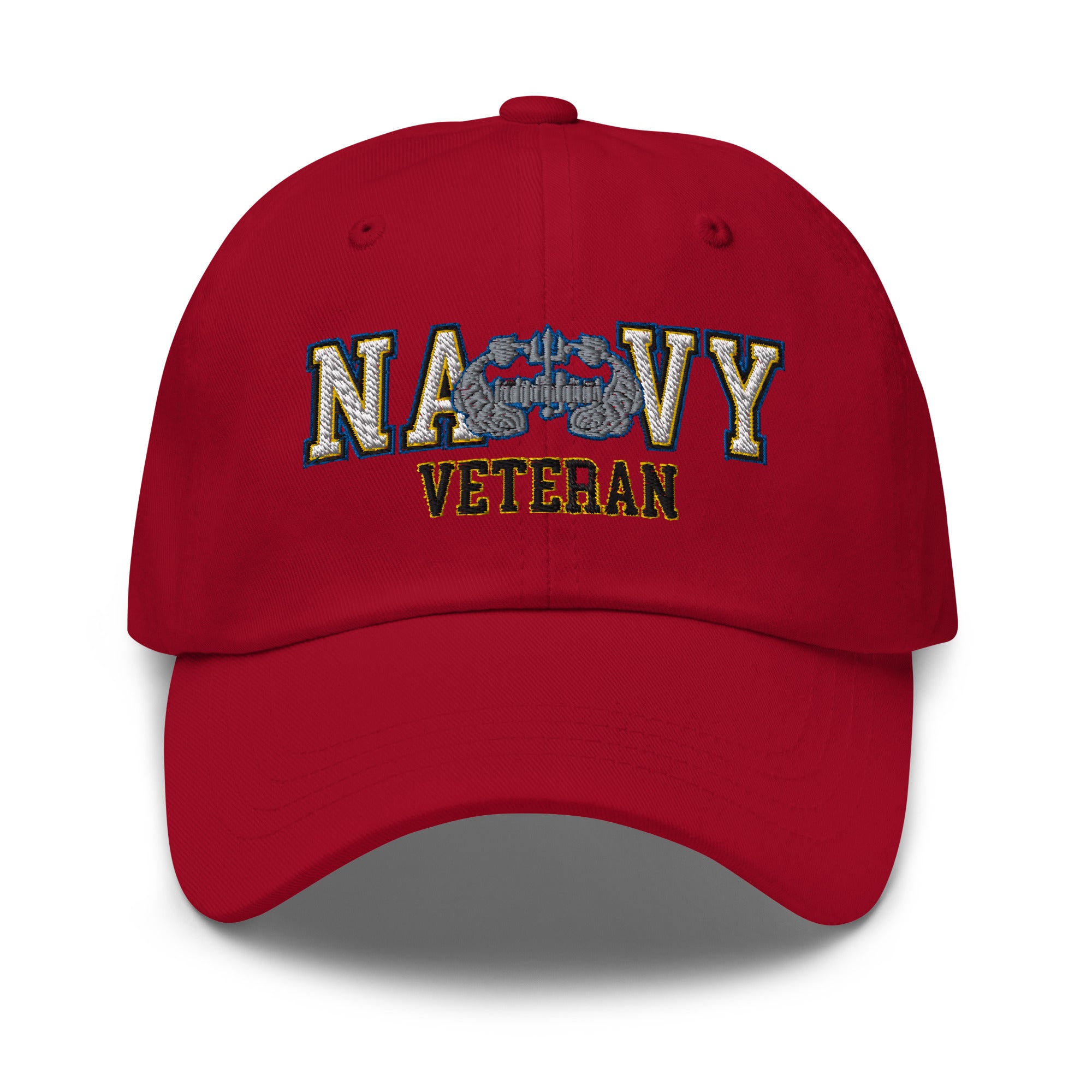 US Navy Deep Submergence Enlisted Veteran Embroidered Dad Hat