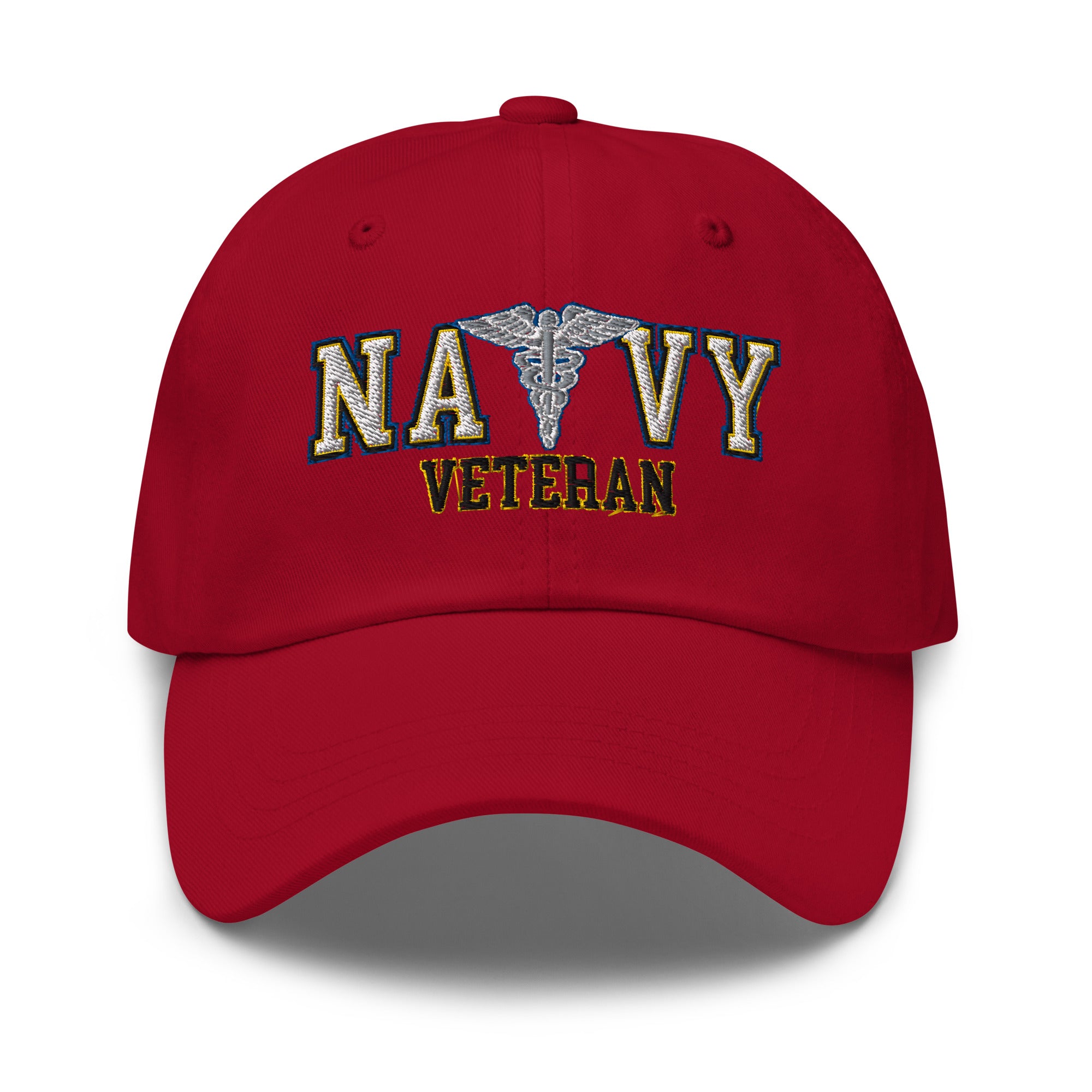 US Navy Hospital Corpsman Navy HM Veteran Embroidered Dad Hat