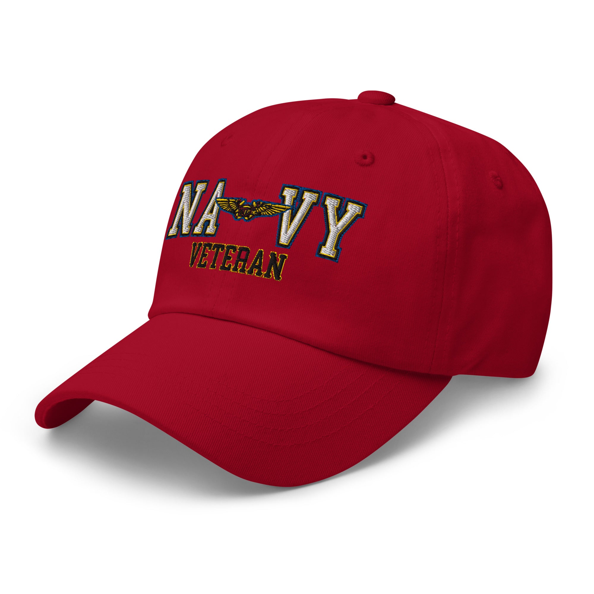 US Navy Naval Flight Officer Veteran Embroidered Dad Hat