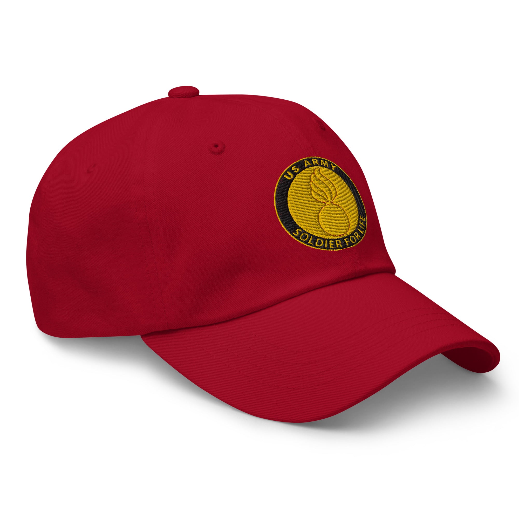 US Army Ordnance Corps Soldier For Life Embroidered Dad Hat