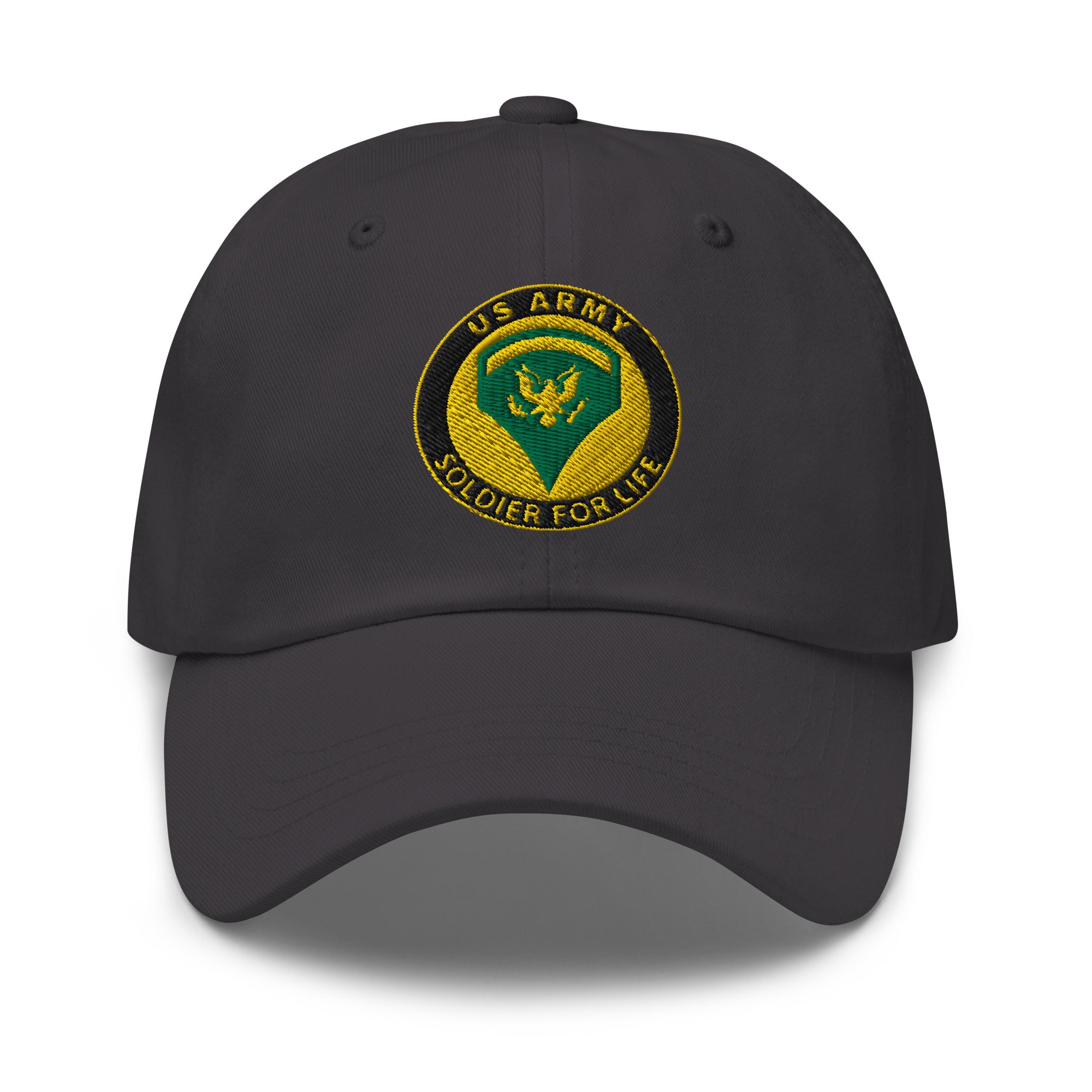 US Army E-5 SPC E5 SP5 Specialist 5 Specialist 2nd Class Soldier For Life Embroidered Dad Hat