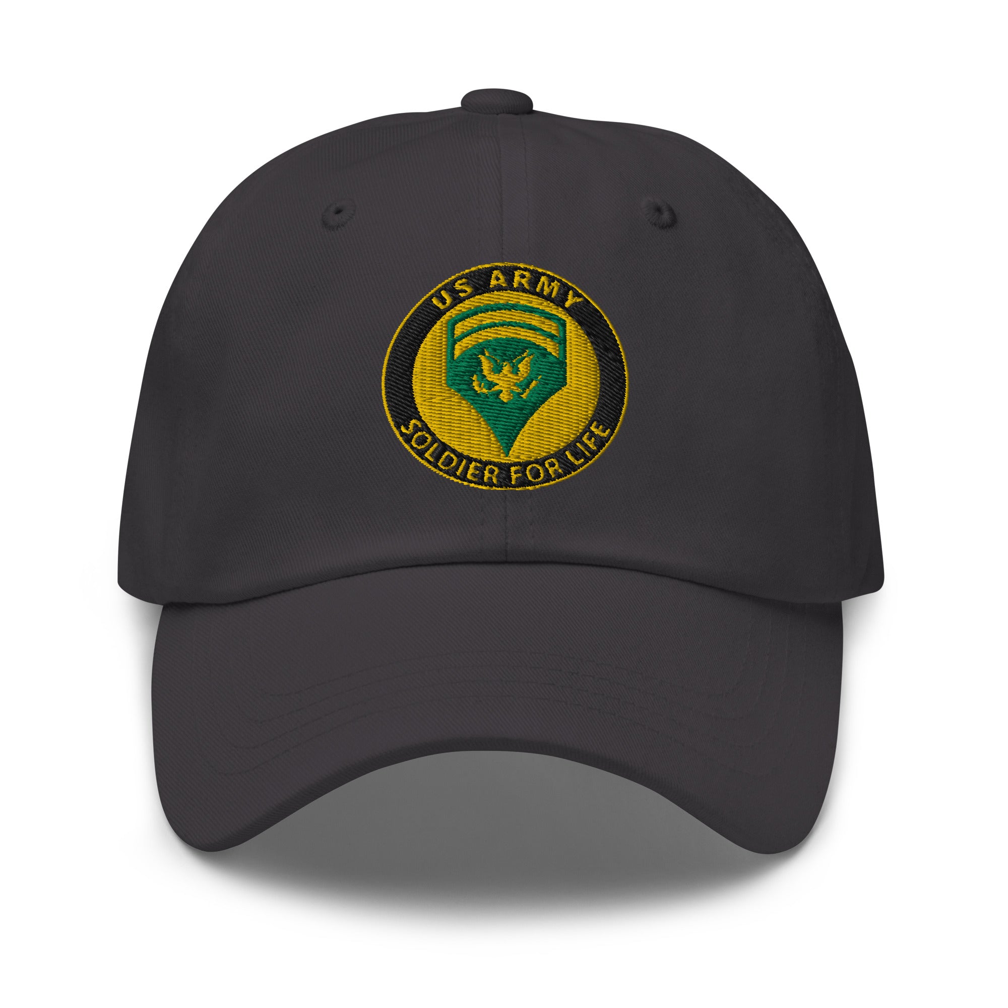 US Army E-6 SPC E6 SP6 Specialist 6 Specialist 1st Class Soldier For Life Embroidered Dad Hat