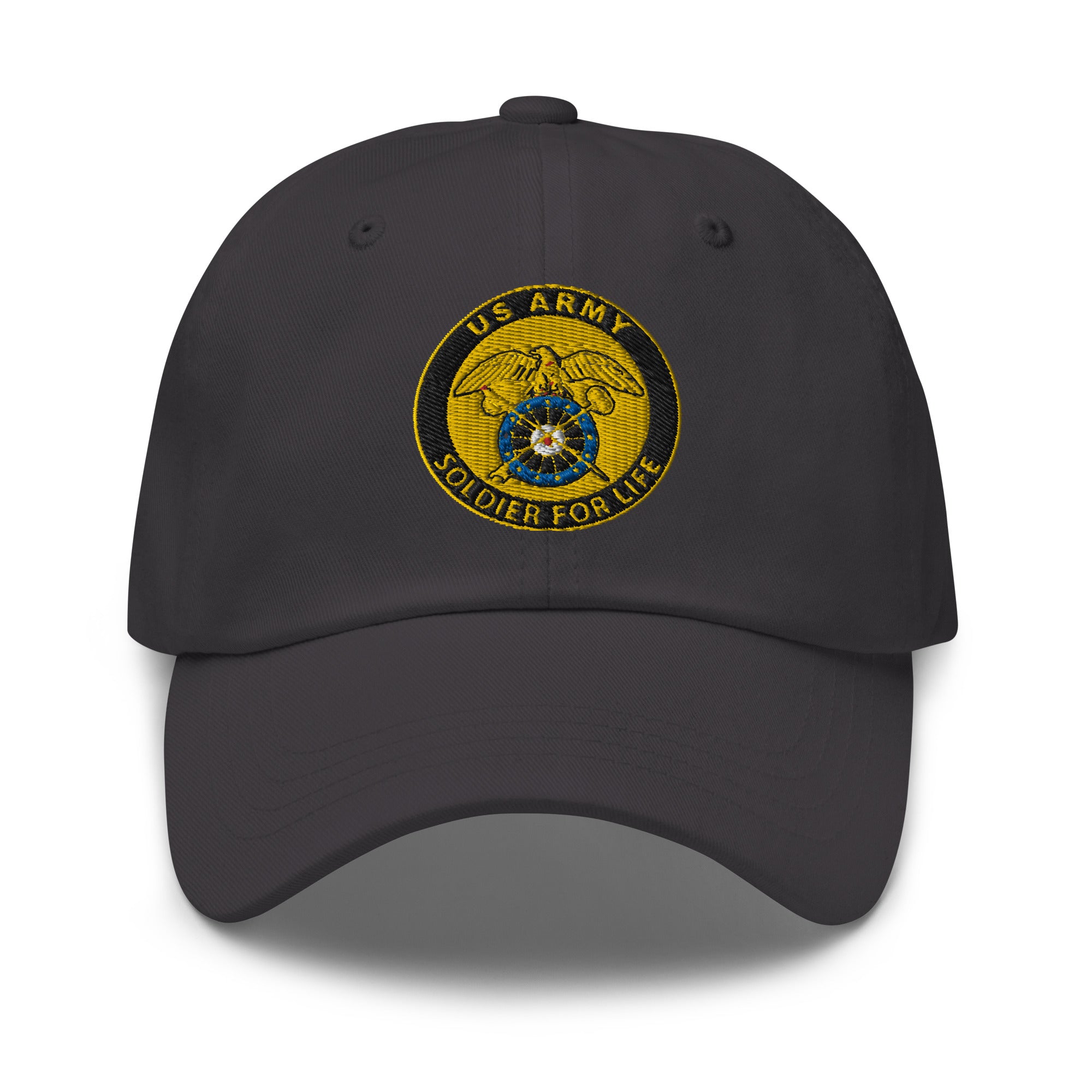 US Army Quartermaster Corps Soldier For Life Embroidered Dad Hat