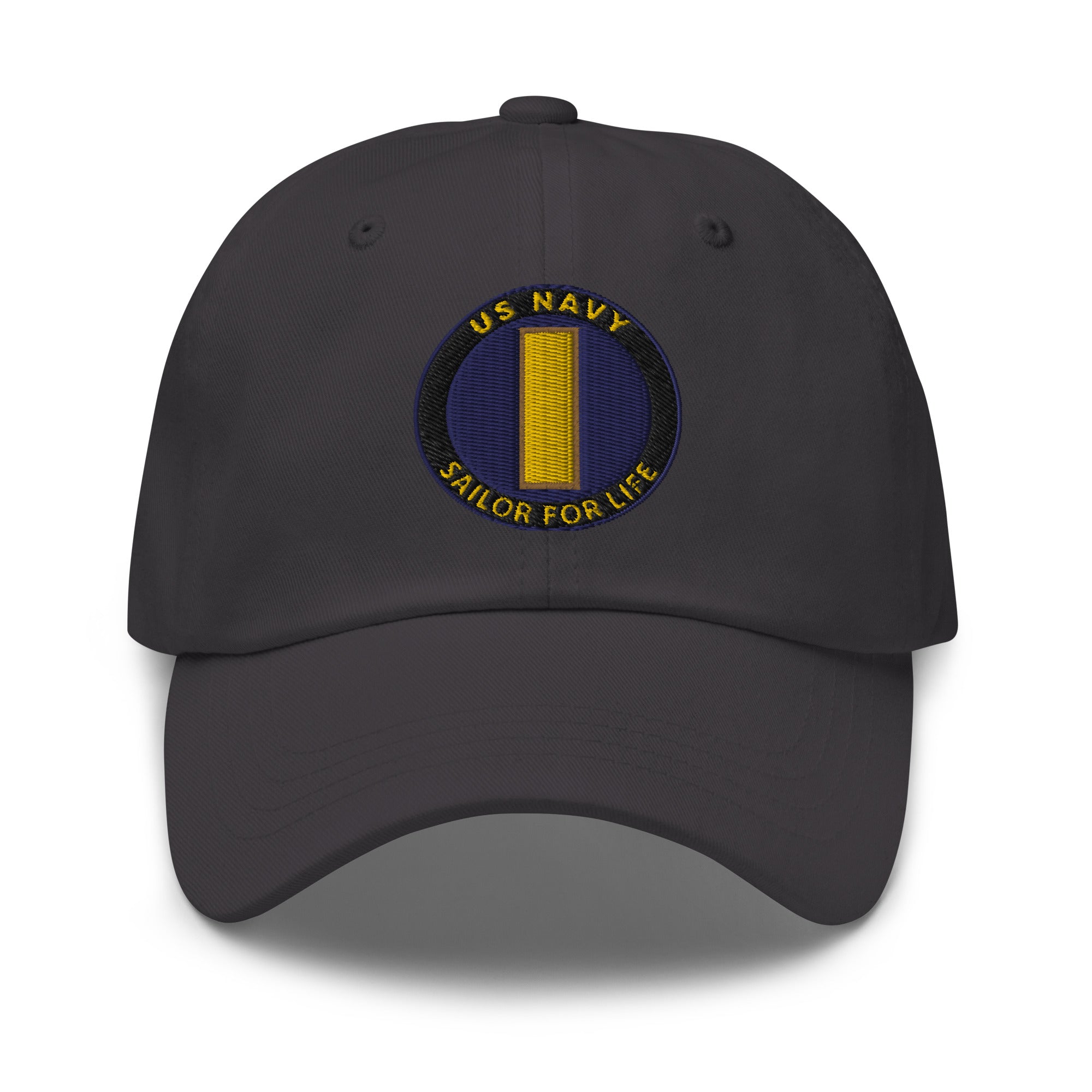 US Navy O-1 Ensign O1 ENS Junior Officer  Sailor For Life Embroidered Dad Hat