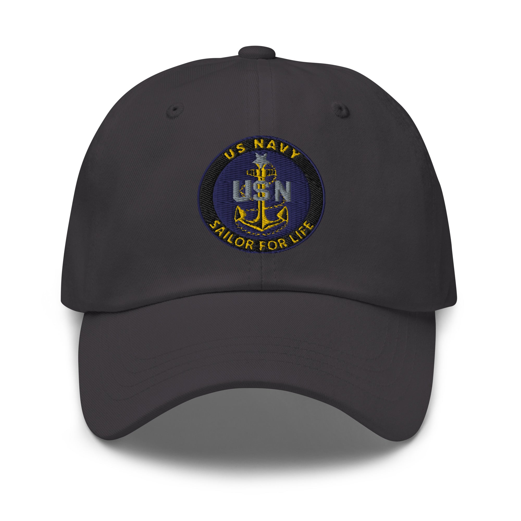 US Navy E-8 Sailor For Life Embroidered Dad Hat