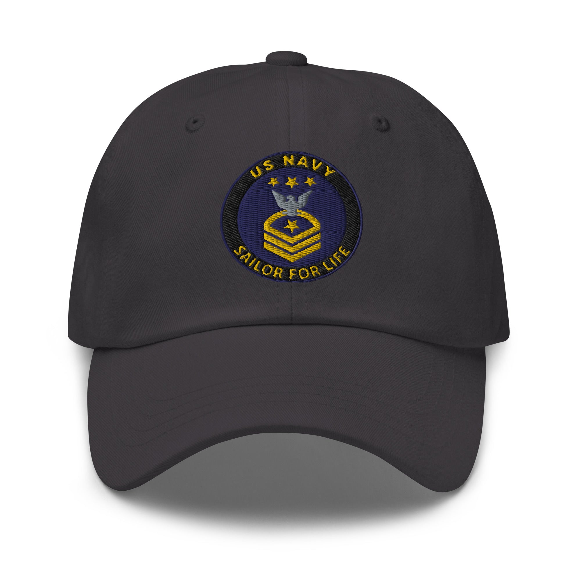 US Navy E-9 MCPON Sailor For Life Embroidered Dad Hat