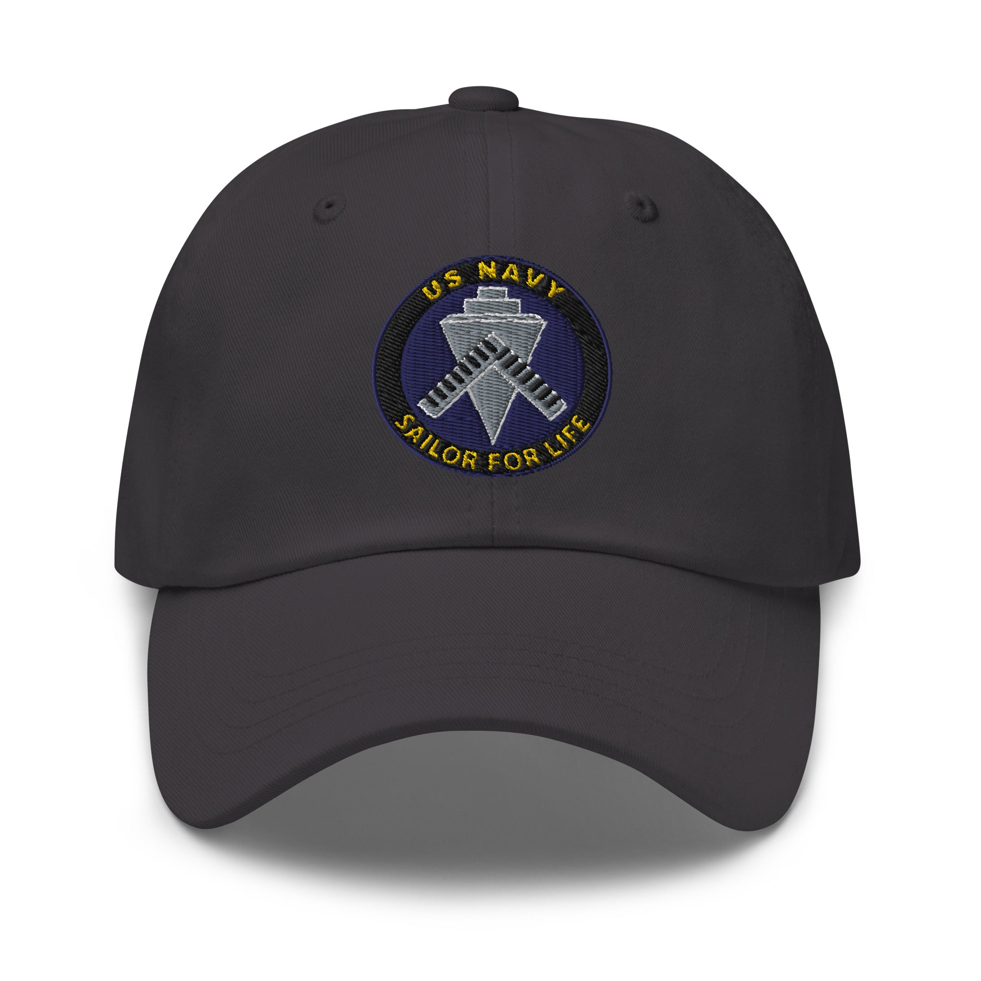 US Navy Builder Navy BU Sailor For Life Embroidered Dad Hat