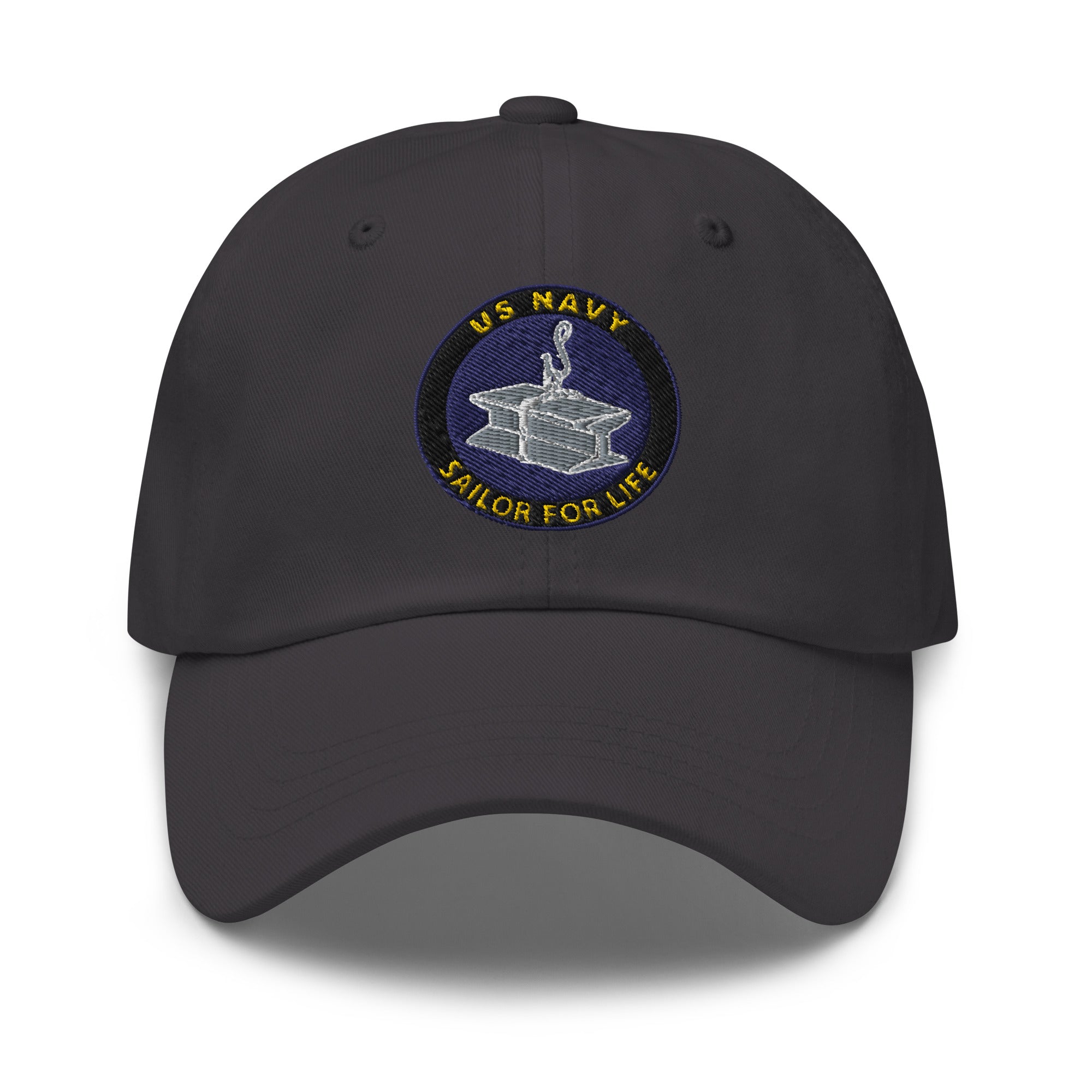 US Navy Steelworker Navy SW Sailor For Life Embroidered Dad Hat