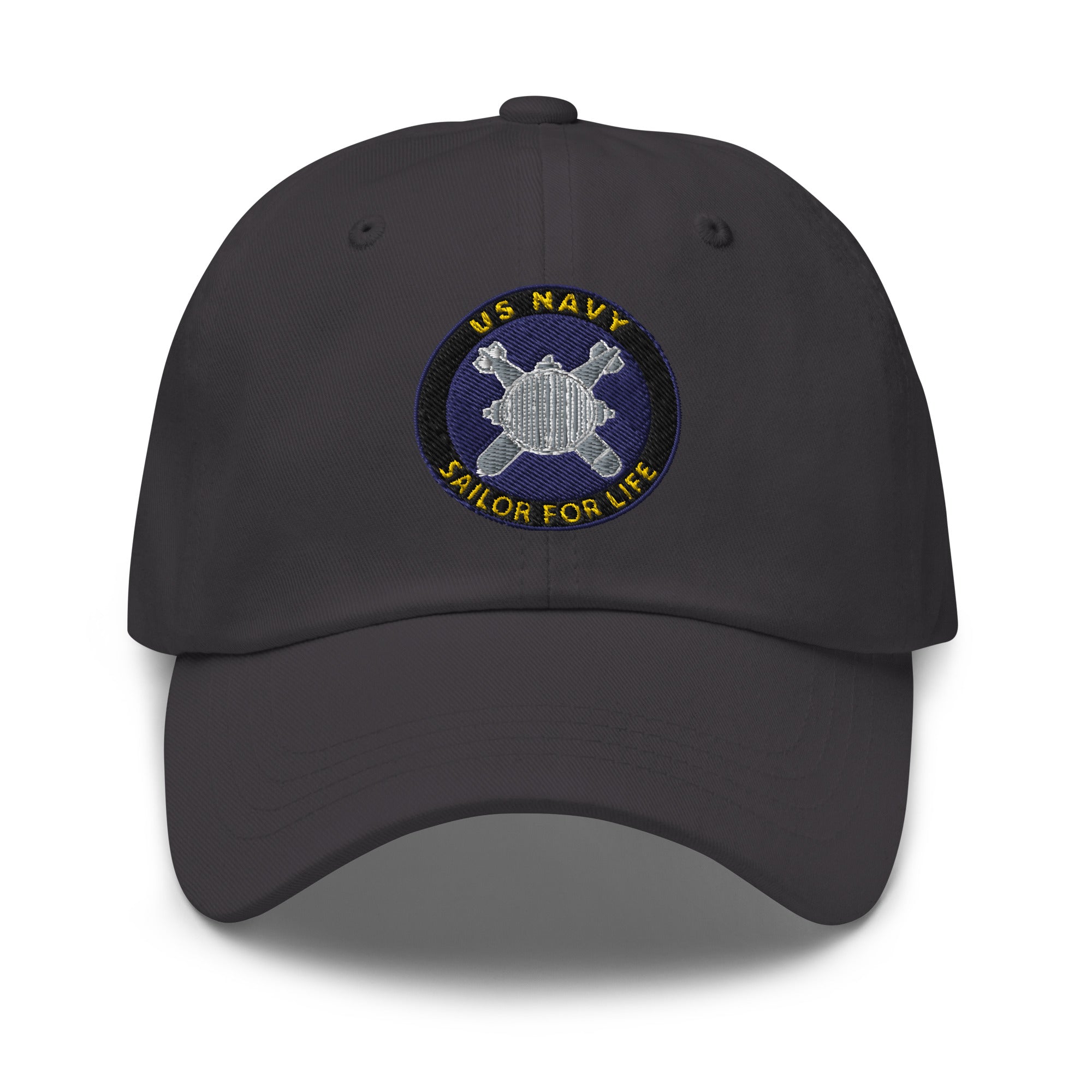 US Navy Explosive Ordnance Disposal Navy EOD Sailor For Life Embroidered Dad Hat