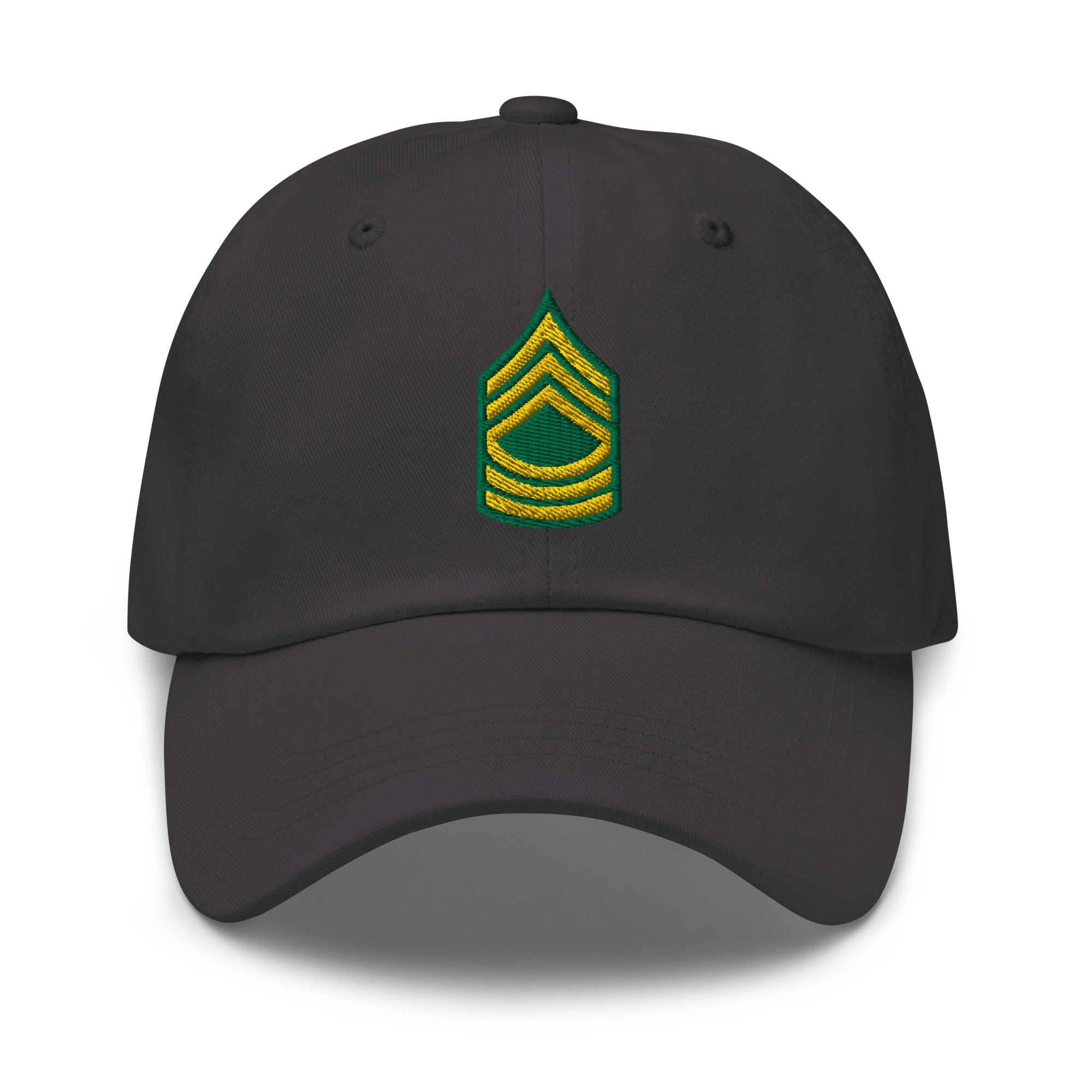 US Army E-8 Master Sergeant E8 MSG Insignia Embroidered Dad Hat