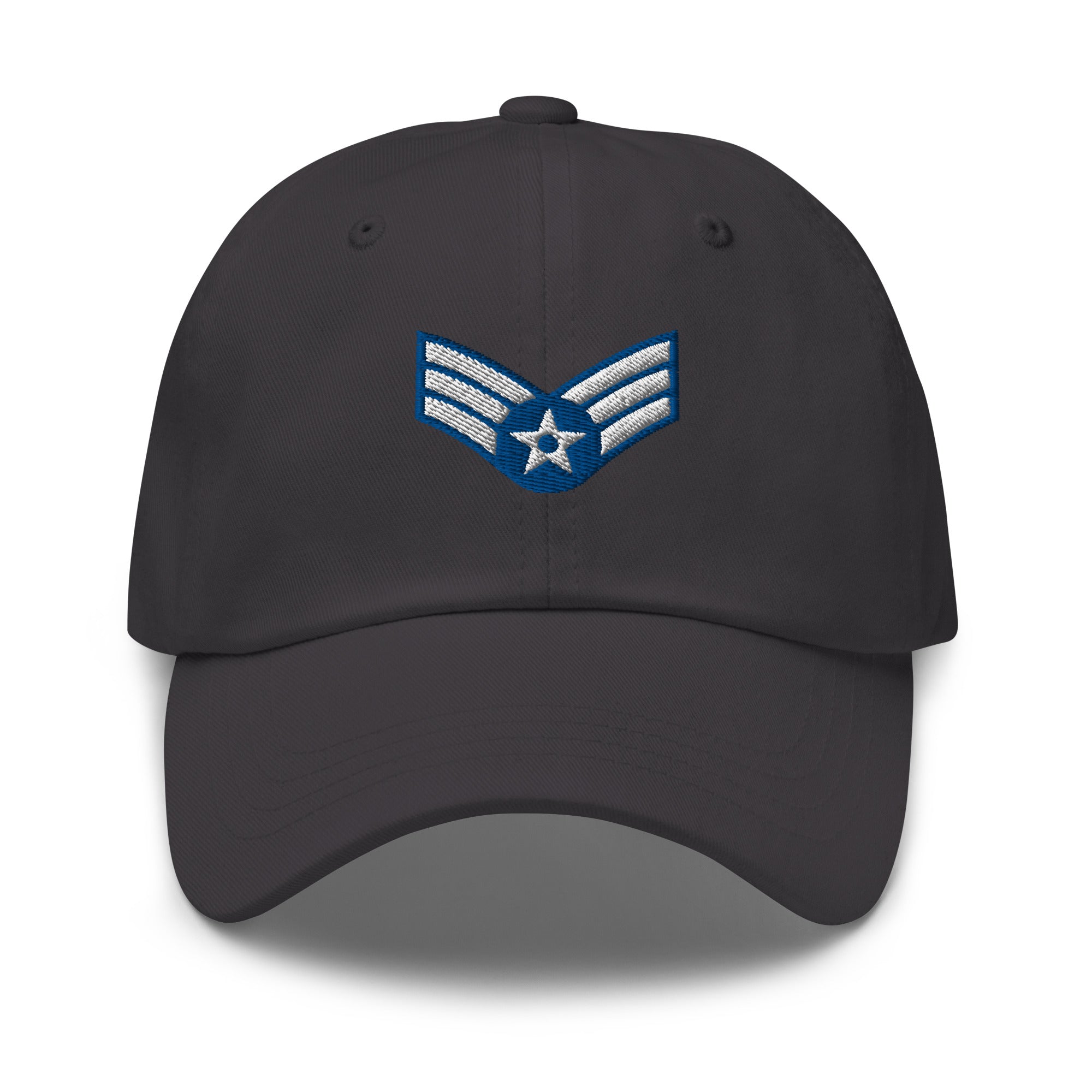 US Air Force E-4 Senior Airman SrA Insignia Embroidered Dad Hat